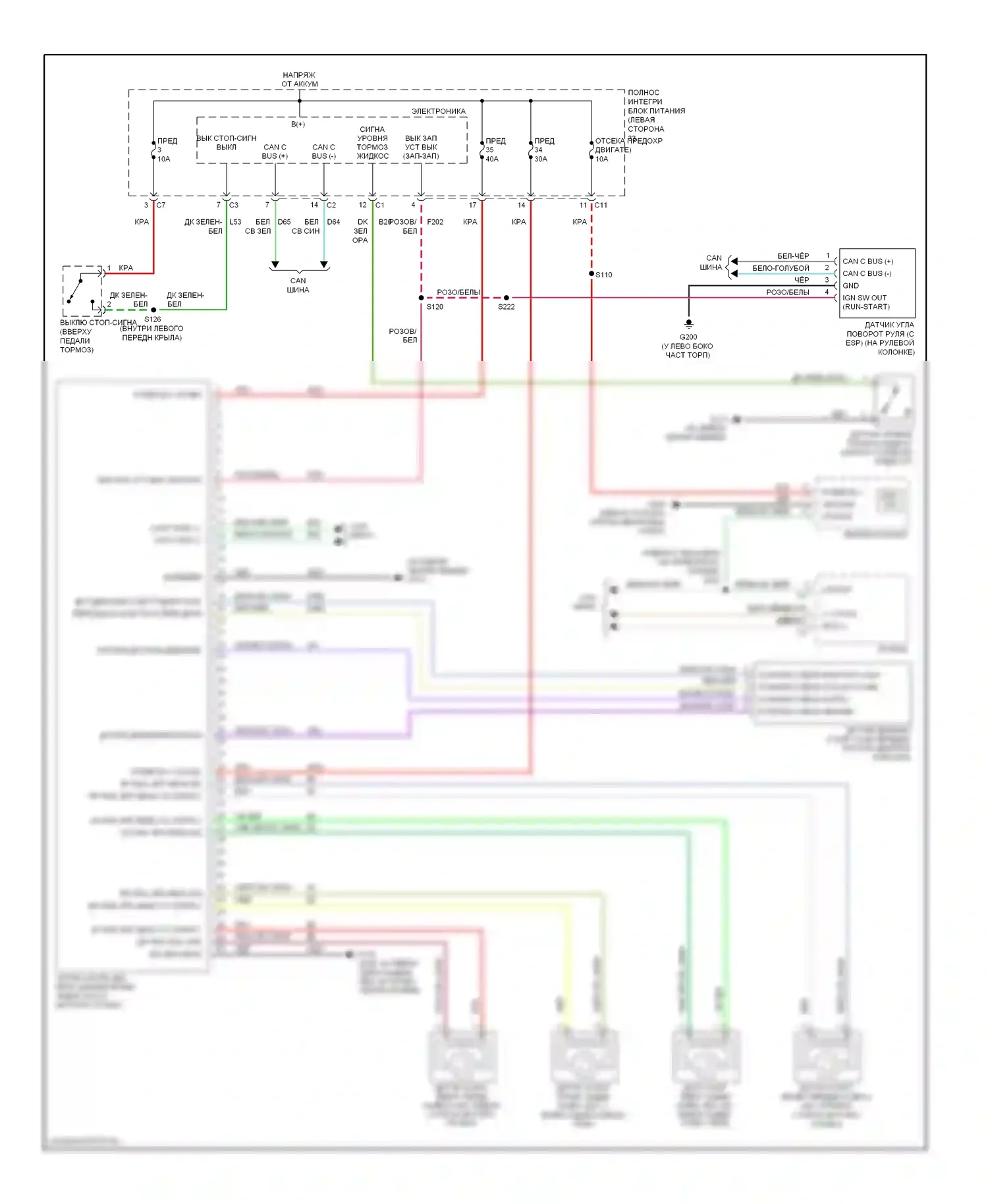 Антиблокировочная система abs — Антиблокировочная система abs электросхема — Антиблокировочная система abs электросхема. Dodge Avenger II (2007-2010)