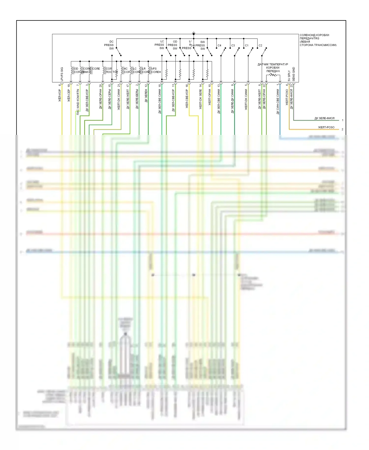 Двигатель — Электросхема двигателя 3.5l — Электросхема двигателя 3.5l (3 из 5). Dodge Avenger II (2007-2010)