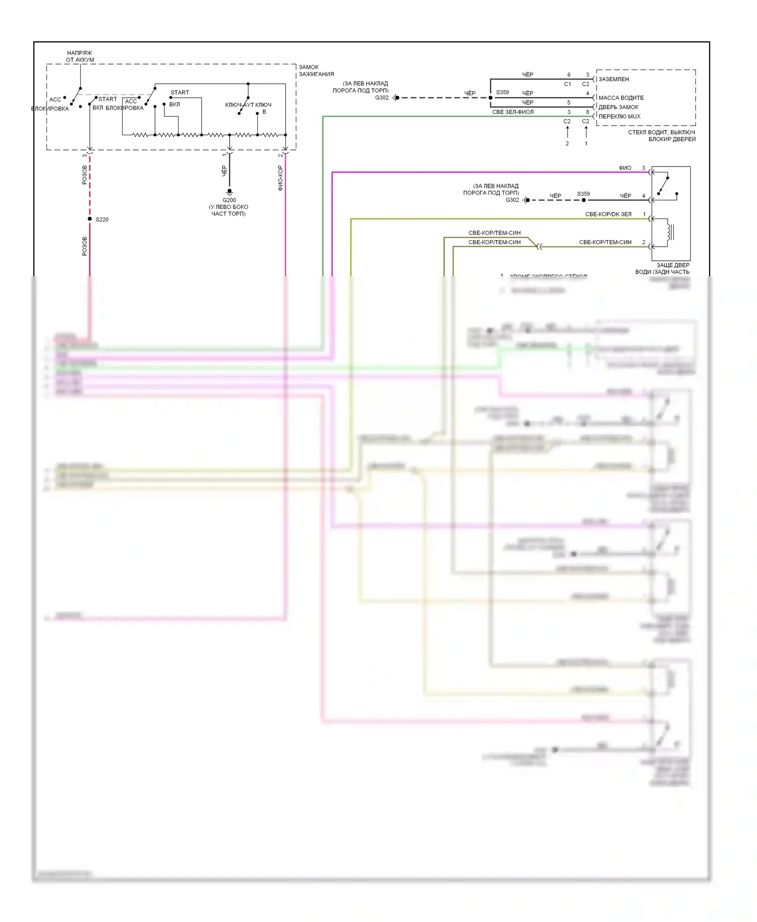 Сигнализация — Сигнализации электросхема — Сигнализации электросхема (2 из 2). Dodge Avenger II (2007-2010)