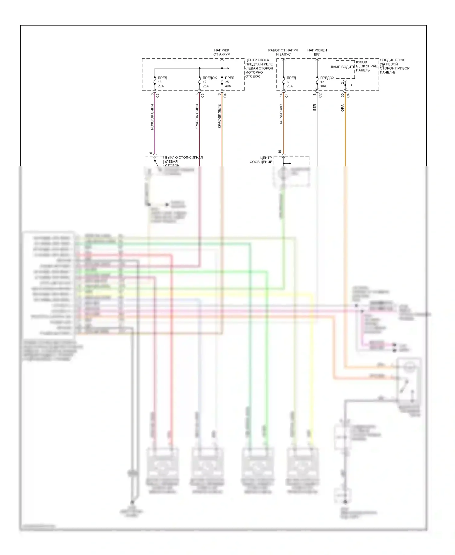 Антиблокировочная система abs — Электросхемы антиблокировочной системы abs — Электросхемы антиблокировочной системы abs. Dodge Caravan III (1995-2000)