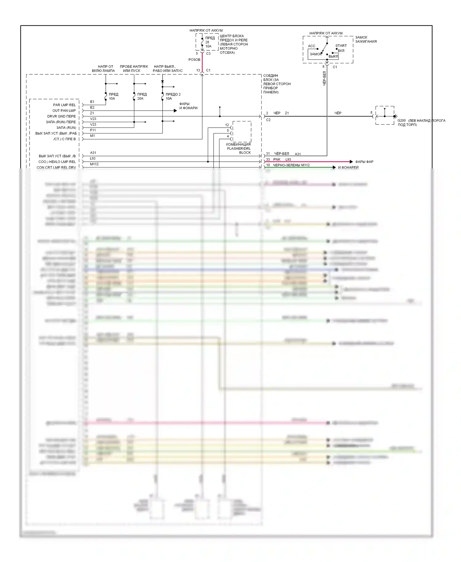 Тело компьютер — Электросхемы компьютера тела — Электросхемы компьютера тела (1 из 2). Dodge Caravan III (1995-2000)