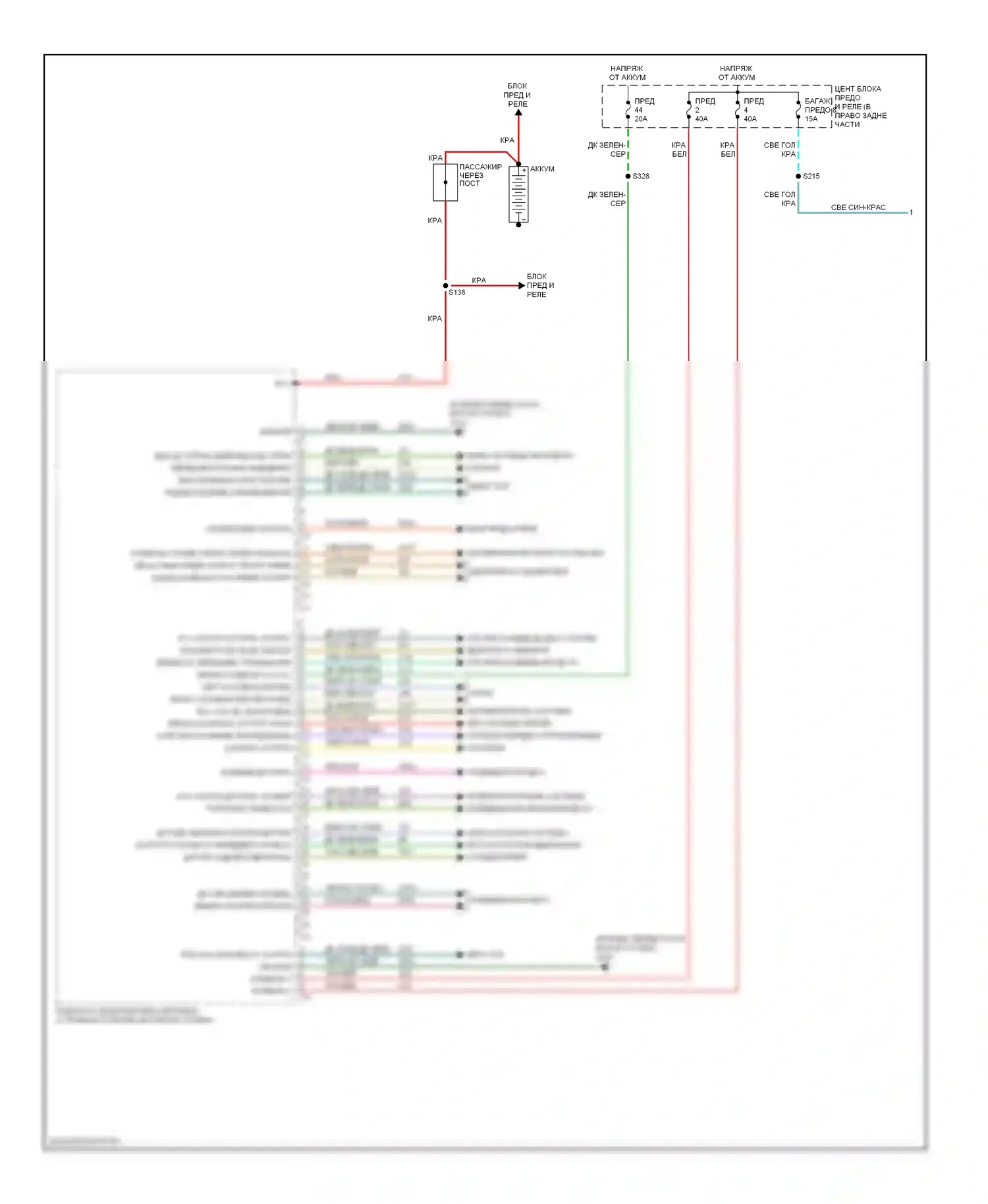Блоки управления кузовом — Электросхема блоков управления кузовом — Электросхема блоков управления кузовом (1 из 2). Dodge Charger V (2005-2010)