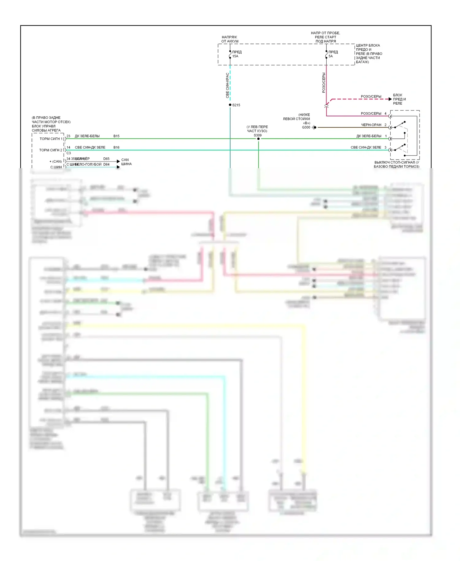 Блокировка селектора — Электросхема блокировки селектора, 5-ступенчатая автоматическая коробка передач — Электросхема блокировки селектора, 5-ступенчатая автоматическая коробка передач. Dodge Charger V (2005-2010)