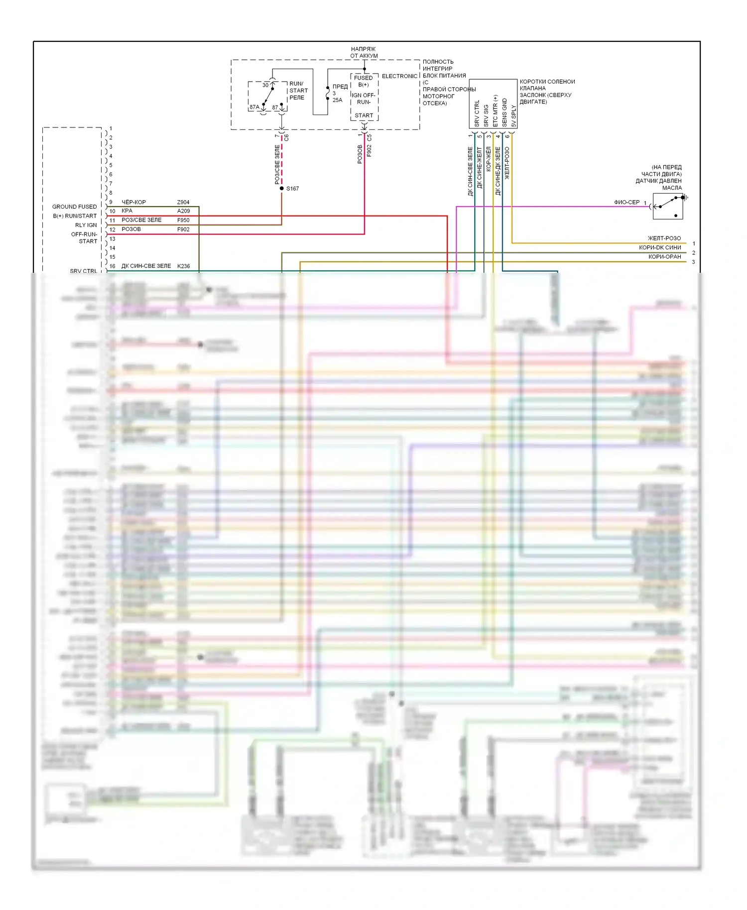 Двигатель — Электросхема двигателя 3.5l — Электросхема двигателя 3.5l (1 из 5). Dodge Charger V (2005-2010)