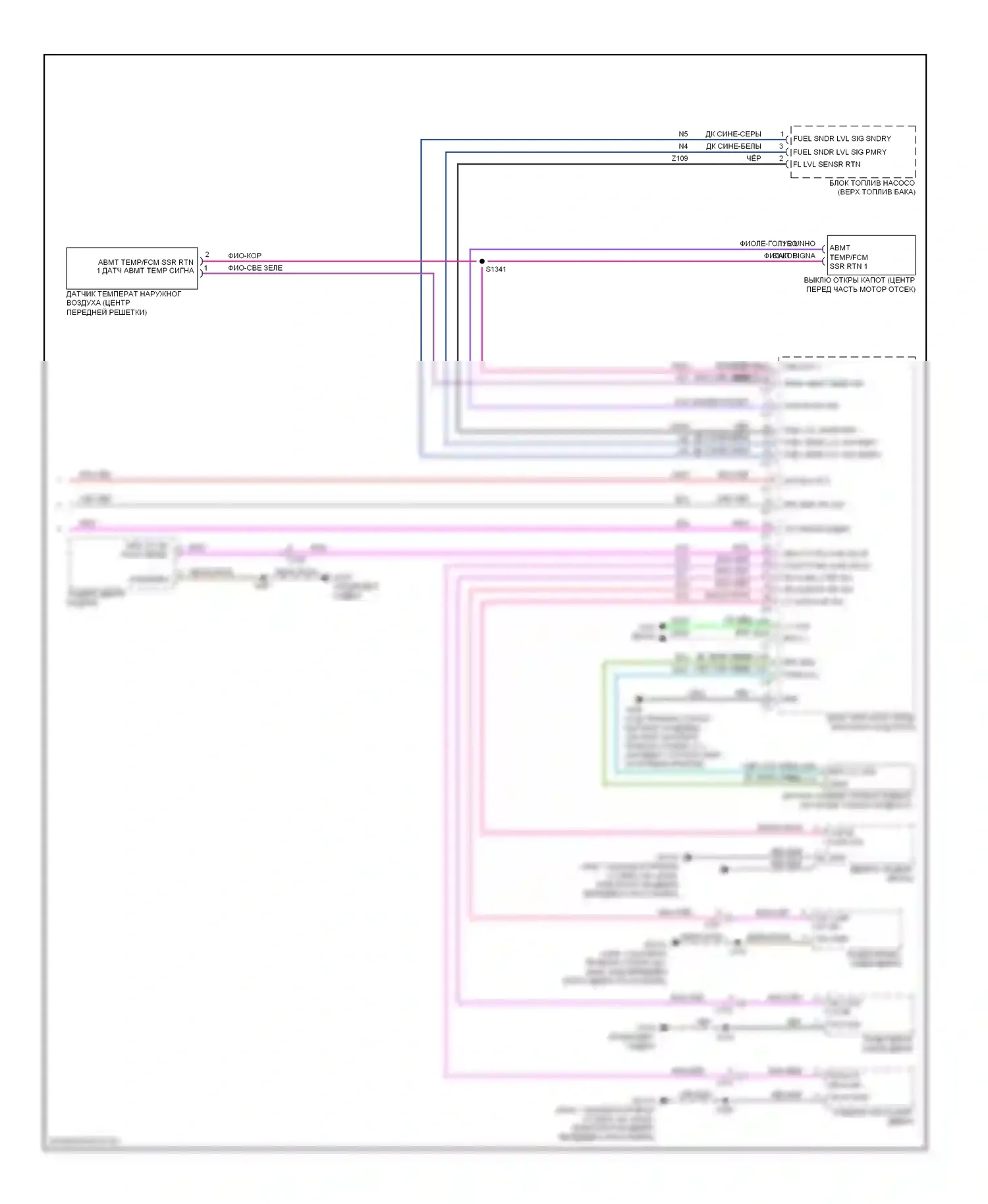 Приборная панель — Электросхема приборной панели — Электросхема приборной панели (2 из 2). Dodge Charger VI (2010-2014)