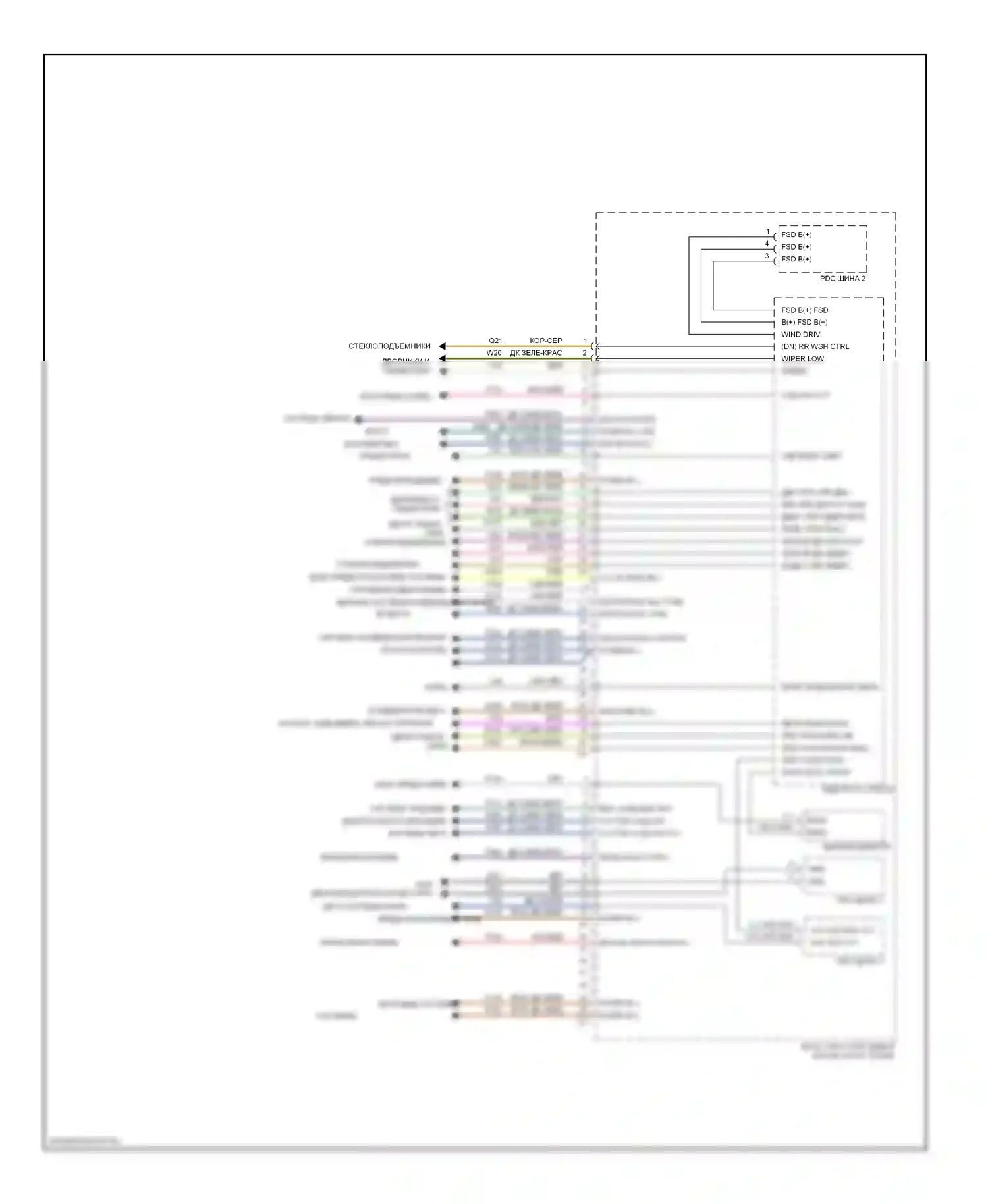 Блоки управления кузовом — Электросхема управления кузовом — Электросхема управления кузовом (2 из 4). FIAT 500 II (2007-2015)