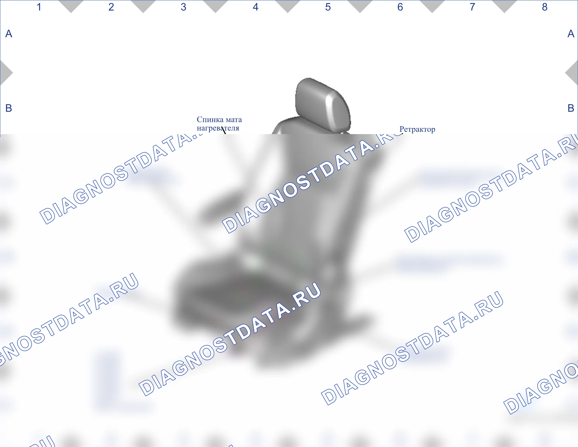 Расположение компонентов — Карта 37 — Карта 37. Ford B-MAX I (2012-2018)