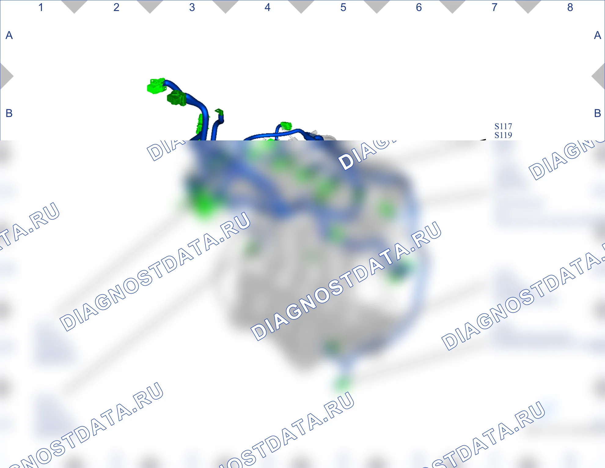 Расположение компонентов — Карта 09 — Карта 09. Ford EcoSport II (2014-2018)