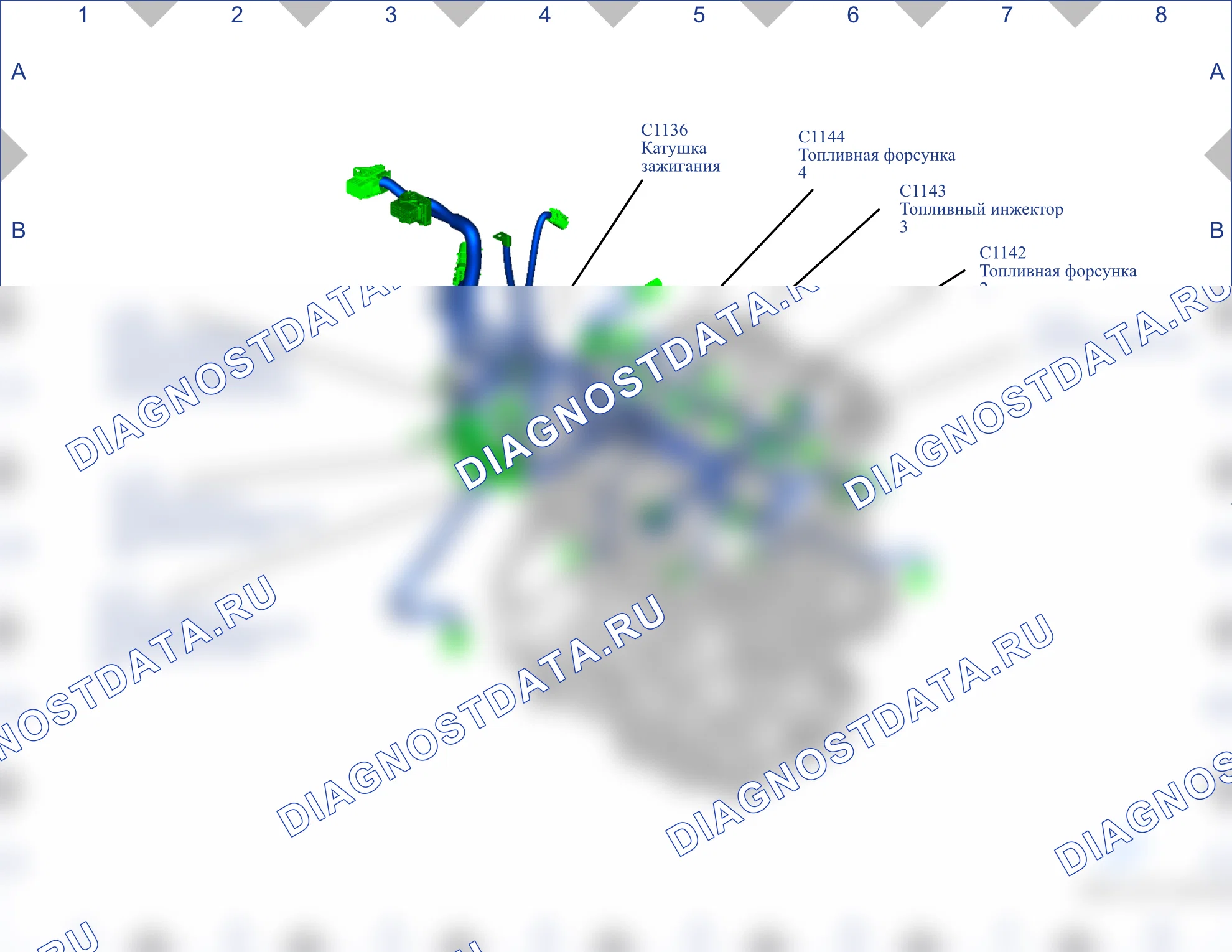 Расположение компонентов — Карта 07 — Карта 07. Ford EcoSport II (2014-2018)