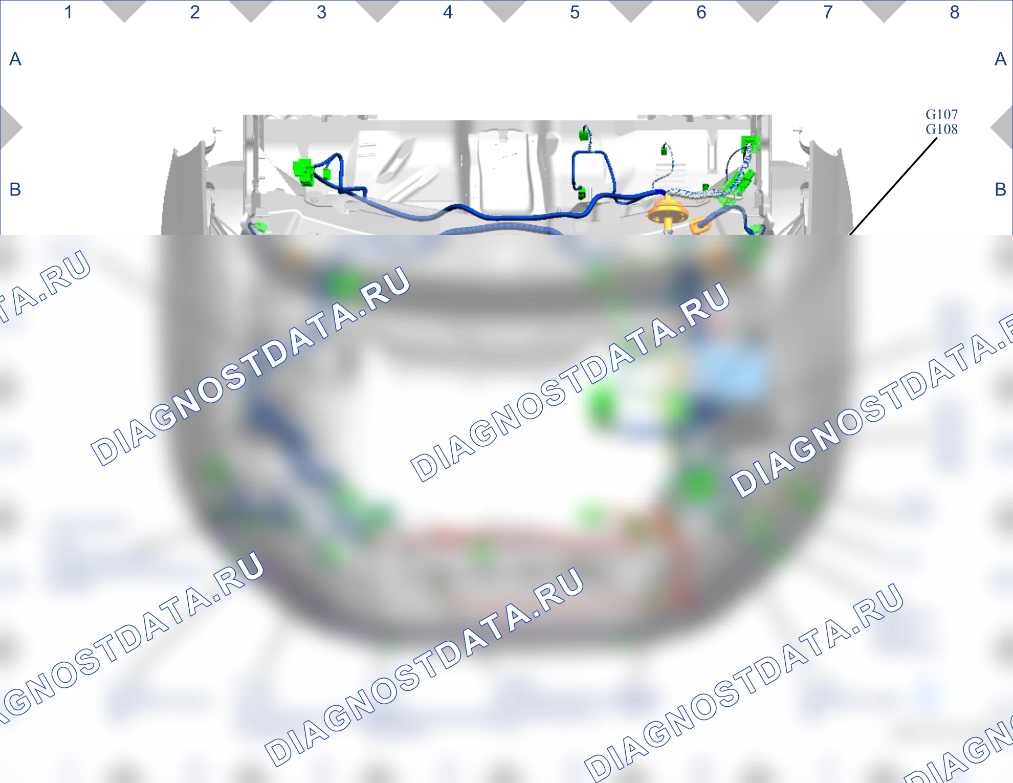 Соединительные узлы — Карта соединений 03 — Карта соединений 03. Ford EcoSport II рестайлинг (2017-2024)