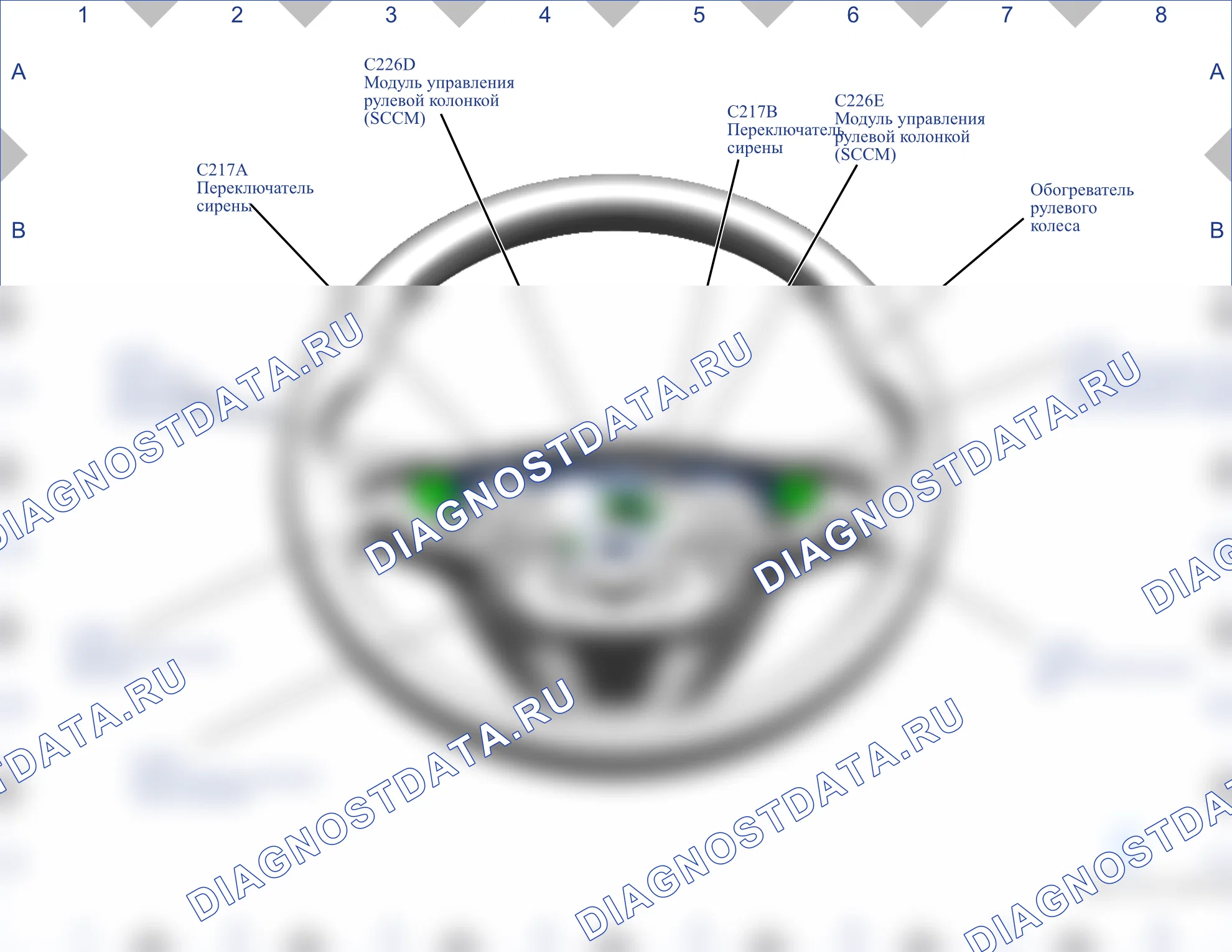 Расположение компонентов — Карта 26 — Карта 26. Ford EcoSport II рестайлинг (2017-2024)