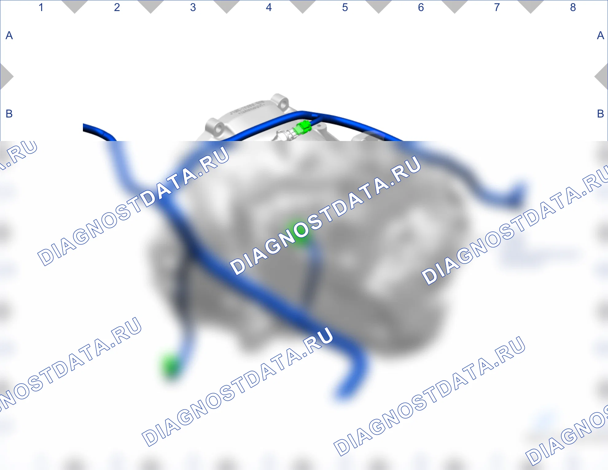 Расположение компонентов — Карта 14 — Карта 14. Ford Fiesta Mk7 рестайлинг (2022-2024)