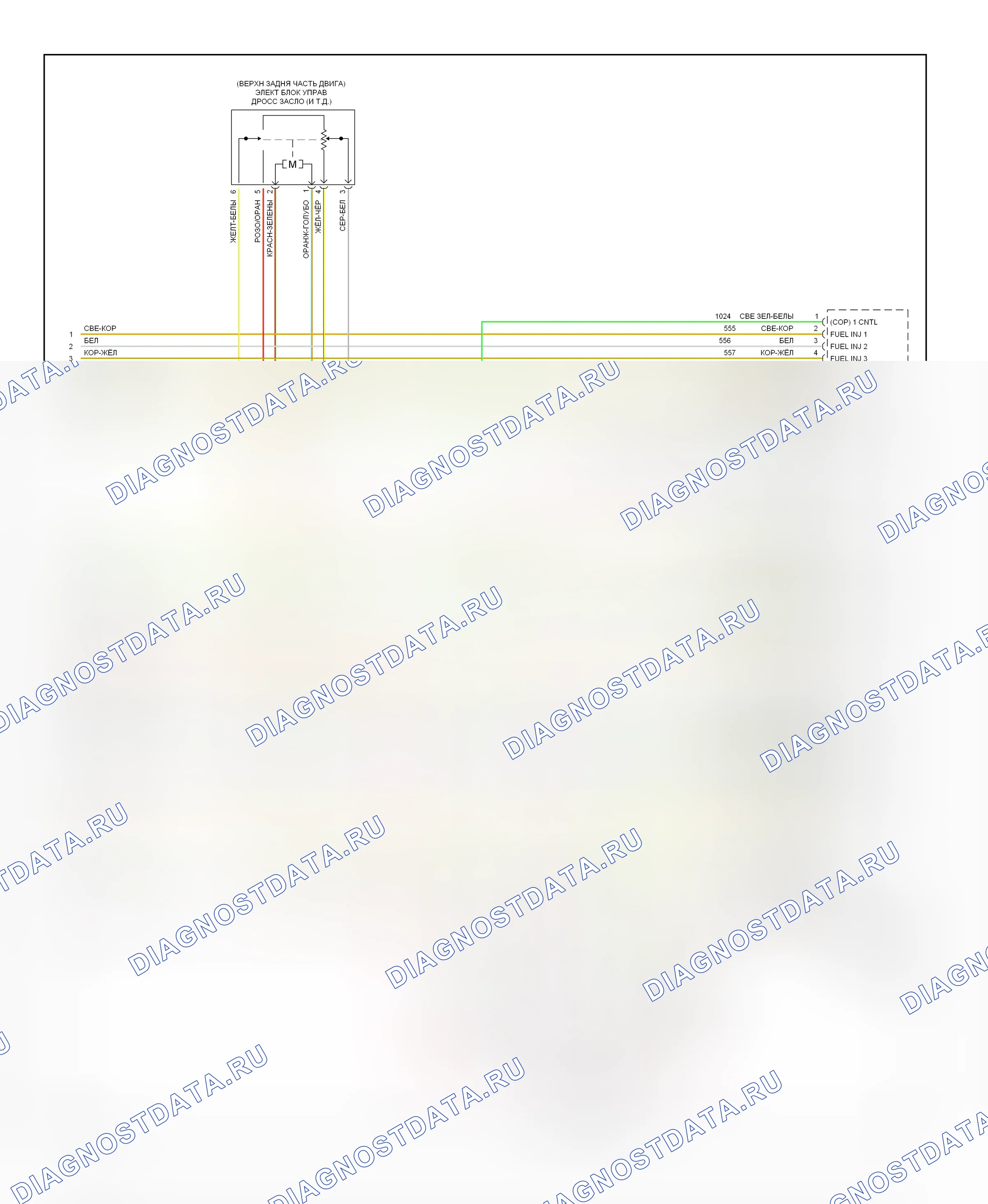 Управление двигателем — Электросхема двигателя 3.0L — Электросхема двигателя 3.0L (6 из 6). Ford Five Hundred I (2004-2007)
