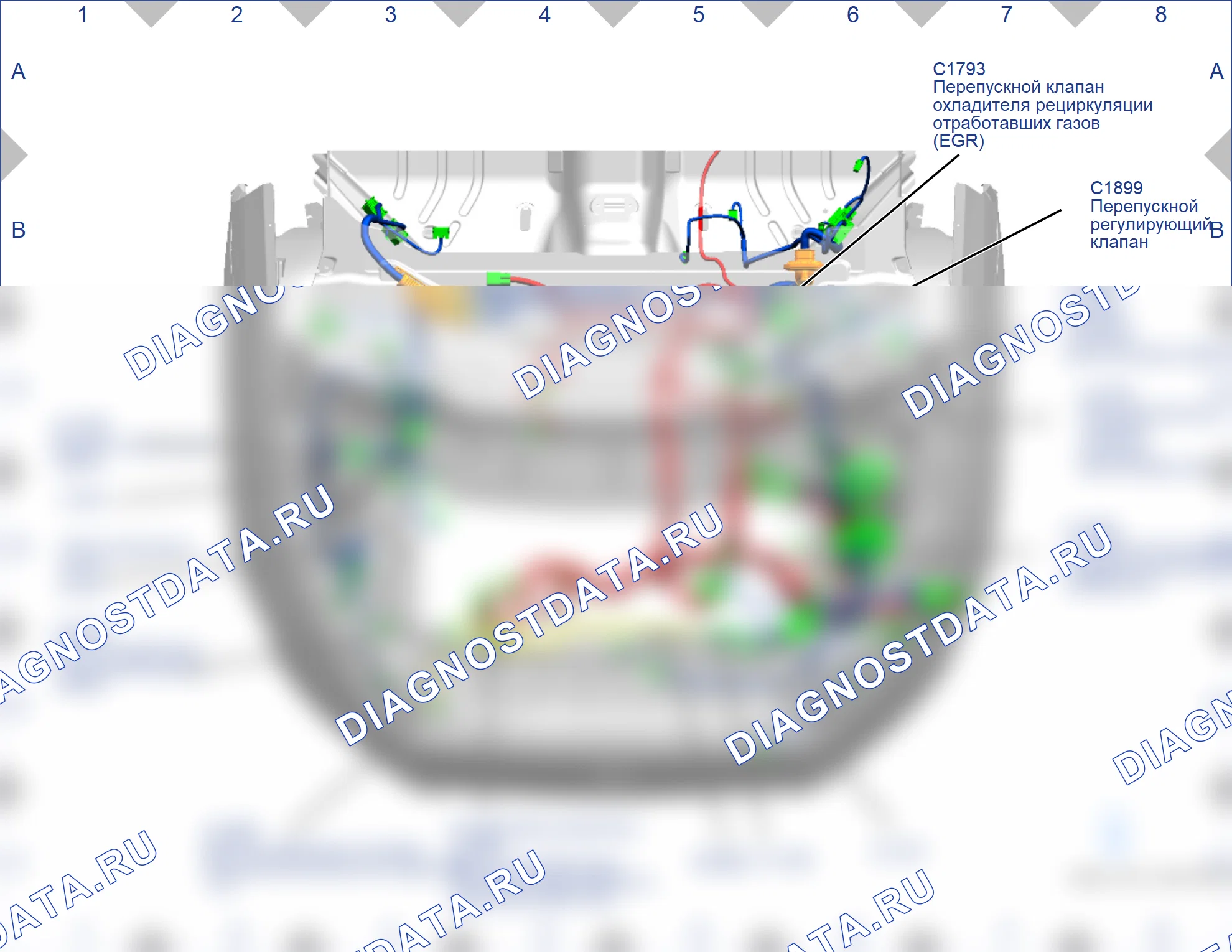Расположение разъёмов — Карта разъёмов 49 — Карта разъёмов 49. Ford Galaxy III (2015-2019)