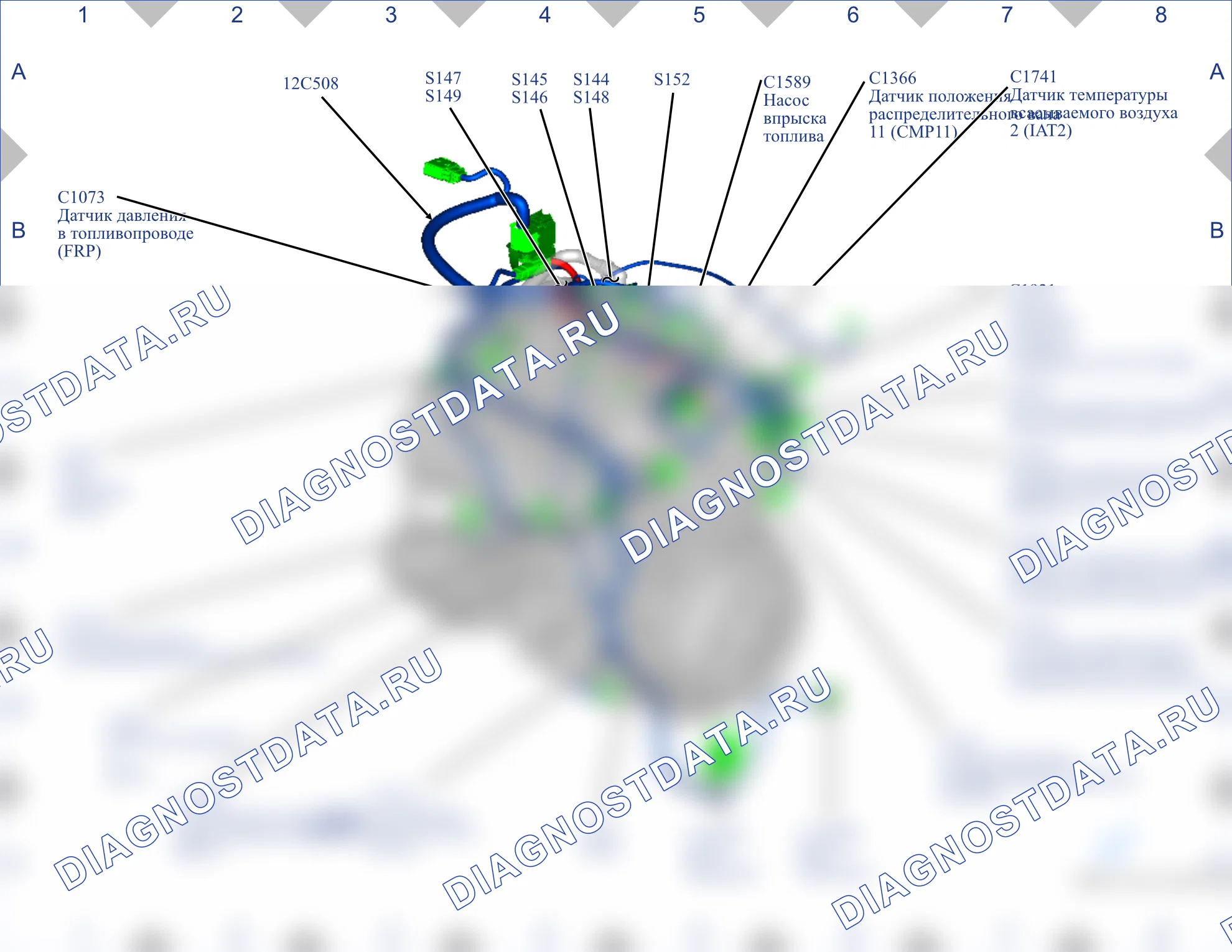 Расположение разъёмов — Карта разъёмов 19 — Карта разъёмов 19. Ford Mondeo V (2014-2019)