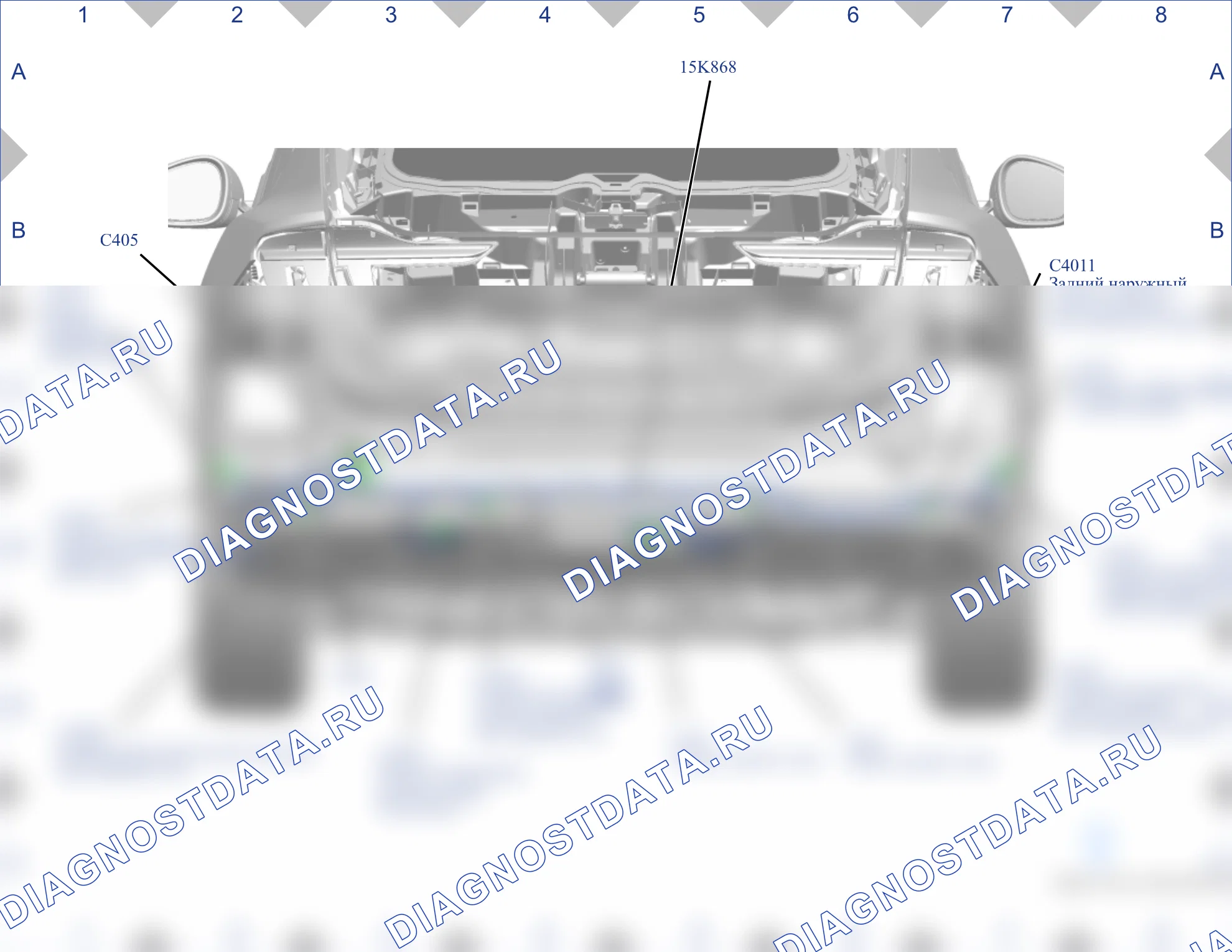 Расположение компонентов — Карта 44 — Карта 44. Ford Mustang Mach-E I (2020-2024)