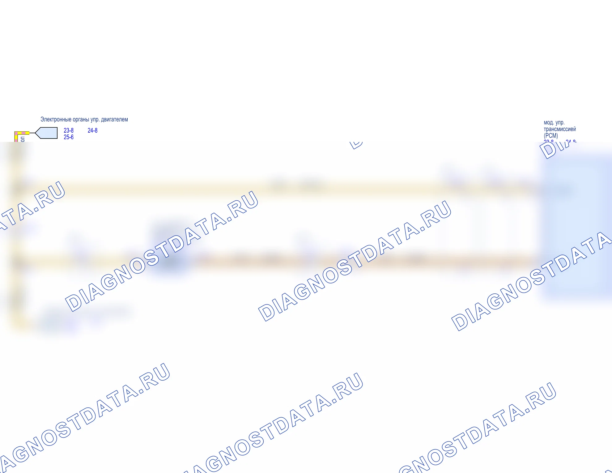 Электросхема (раздел 034) — в комплектации: двигатель 2.0L — в комплектации: двигатель 2.0L, Схема 2 из 2. Ford S-MAX II (2015-2019)