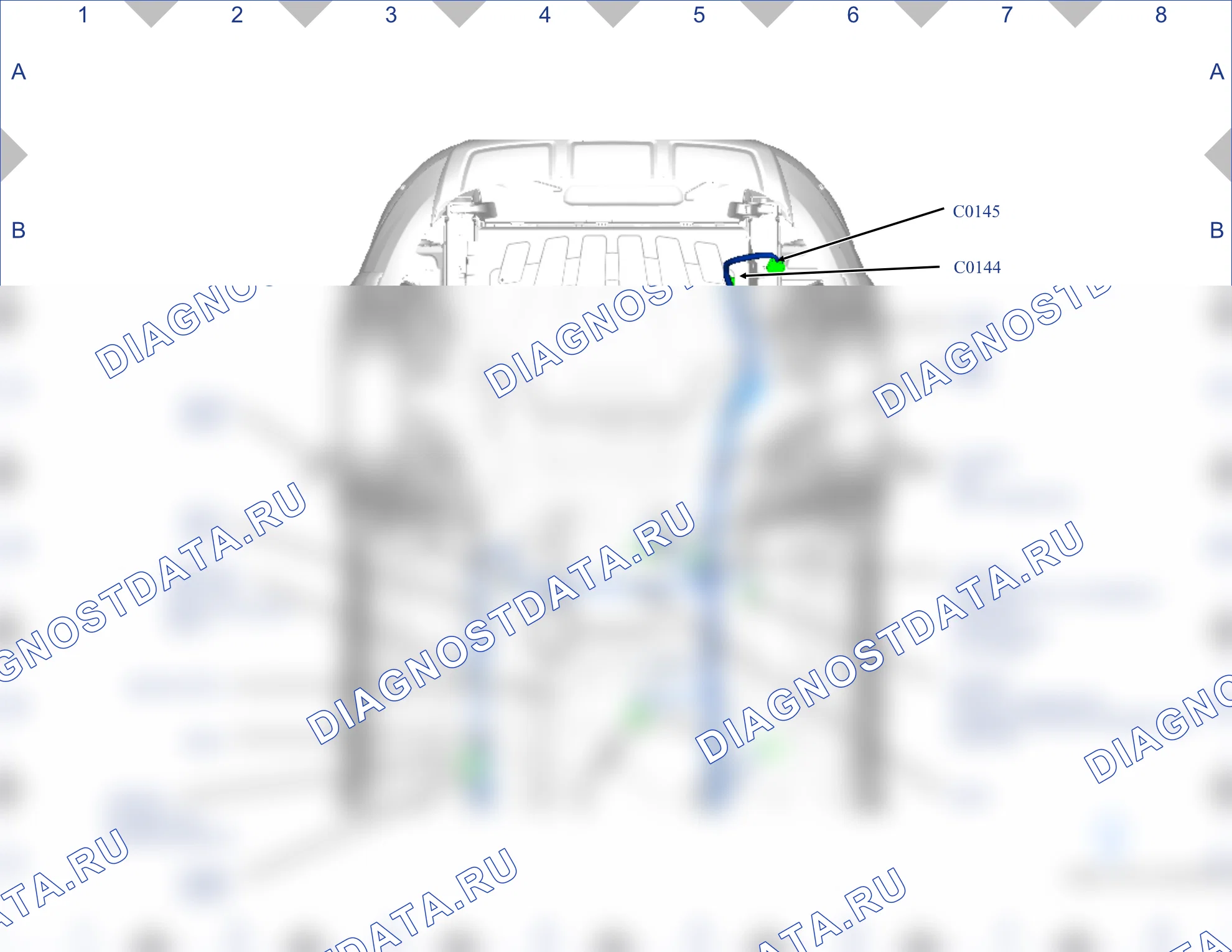 Соединительные узлы — Карта соединений 102 — Карта соединений 102. Ford Tourneo Custom I (2012-2018)