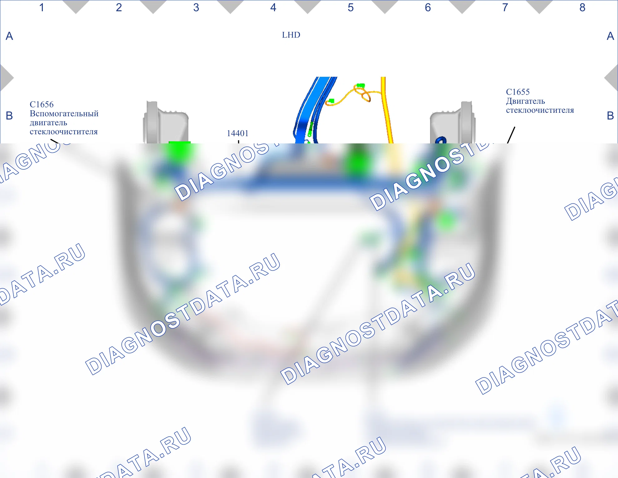 Расположение компонентов — Карта 07 — Карта 07. Ford Tourneo Custom I (2012-2018)