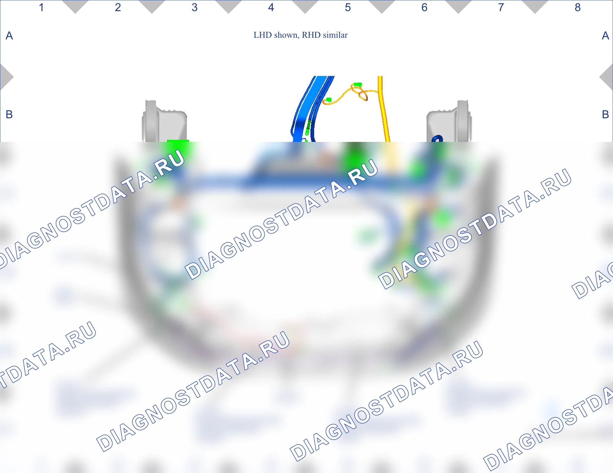 Расположение компонентов — Карта 04 — Карта 04. Ford Tourneo Custom I (2012-2018)