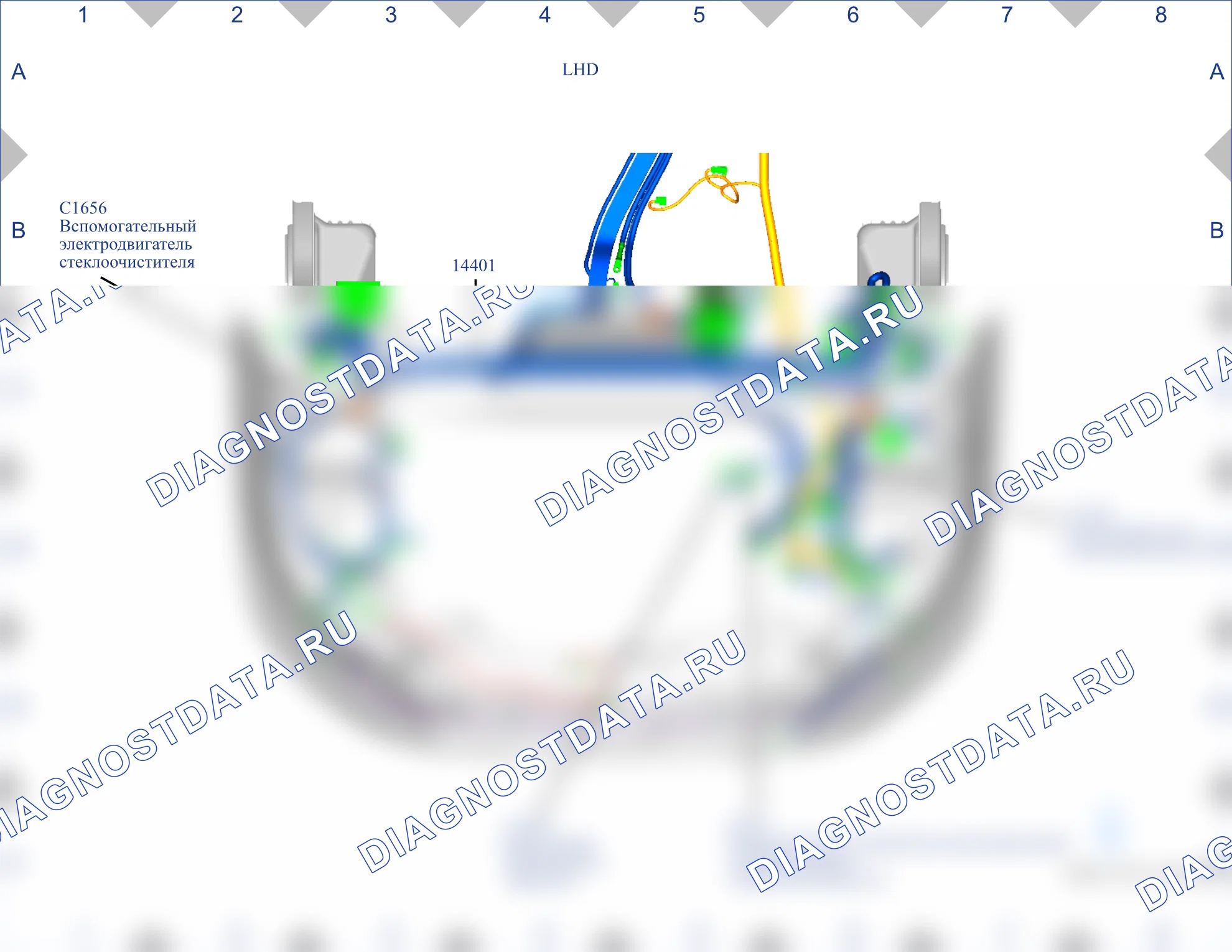Расположение компонентов — Карта 07 — Карта 07. Ford Tourneo Custom I рестайлинг (2017-2024)