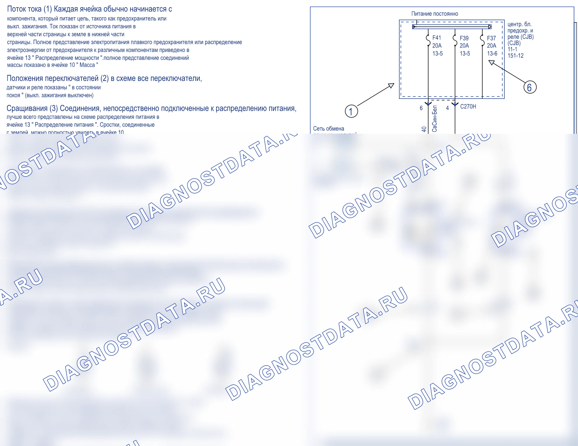 Введение — Базовая схема — Базовая схема, Схема 2 из 4. Ford Transit Courier II (2023-2024)