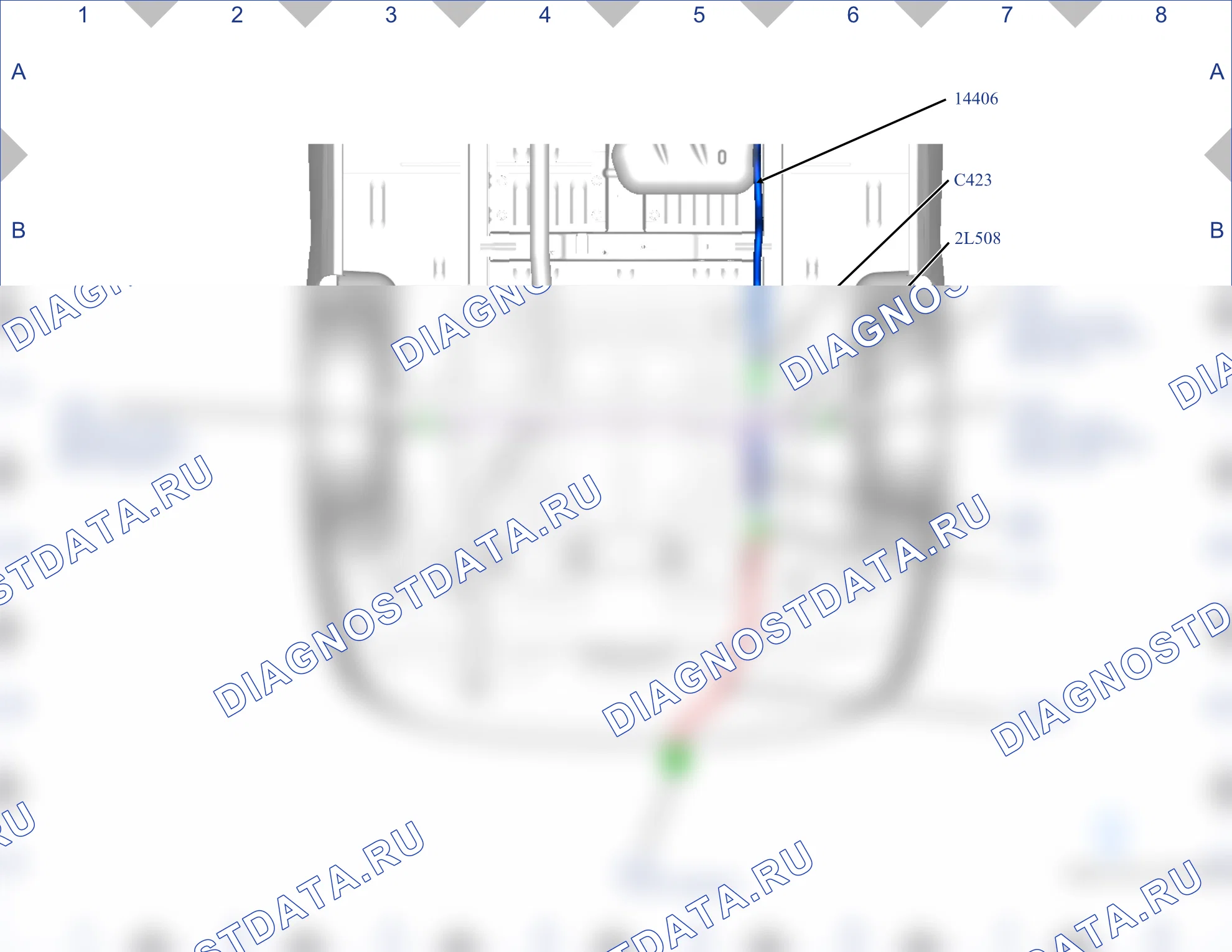 Расположение компонентов — Карта 40 — Карта 40. Ford Transit Custom I рестайлинг (2017-2024)