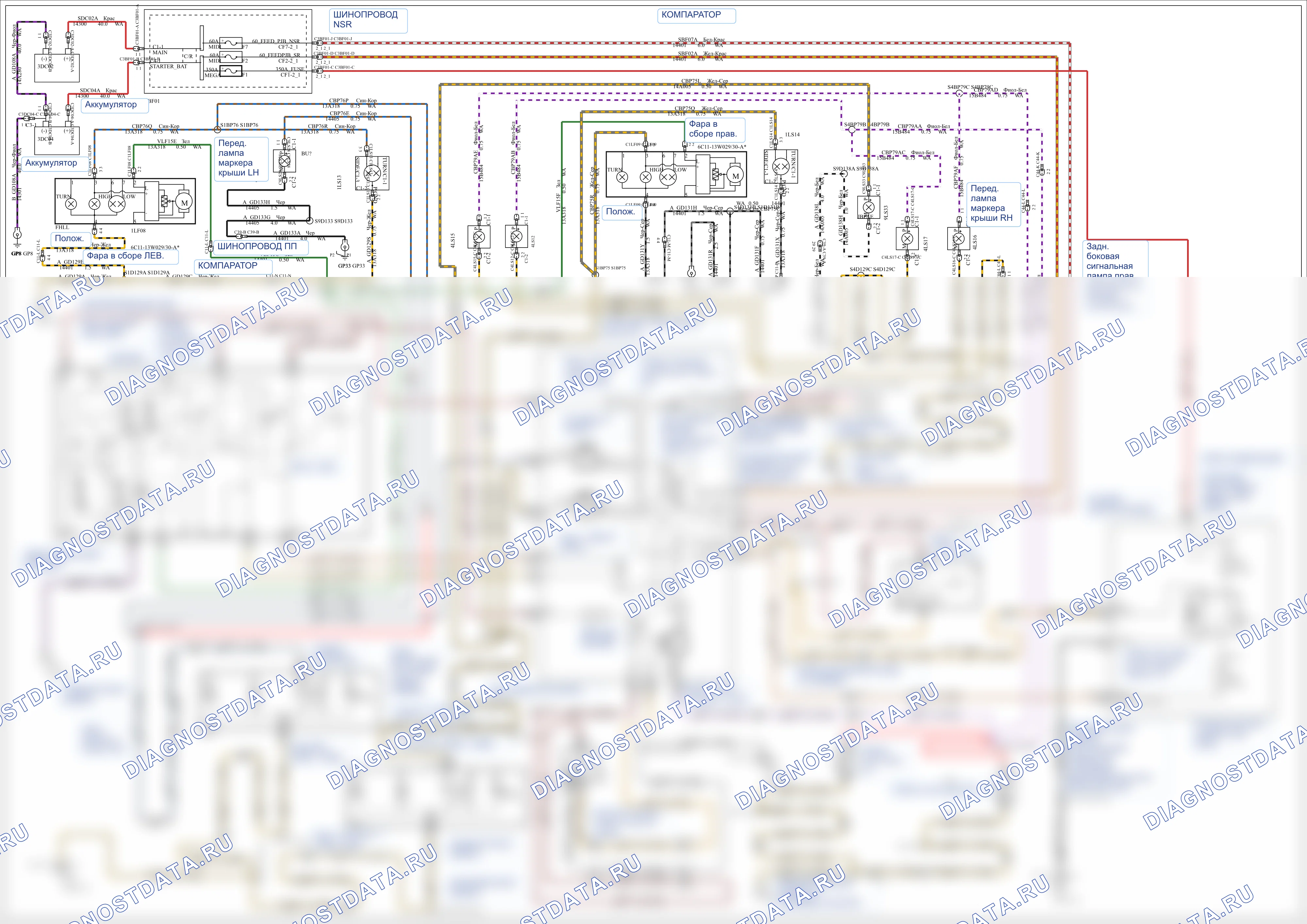 Соединительные узлы — Сростки — Наружное освещение — выпуск до 31.08.2007, шасси с кабиной, шасси с двойной кабиной, с розеткой фаркопа — Сростки — Наружное освещение — выпуск до 31.08.2007, шасси с кабиной, шасси с двойной кабиной, с розеткой фаркопа. Ford Transit VI (2000-2006)