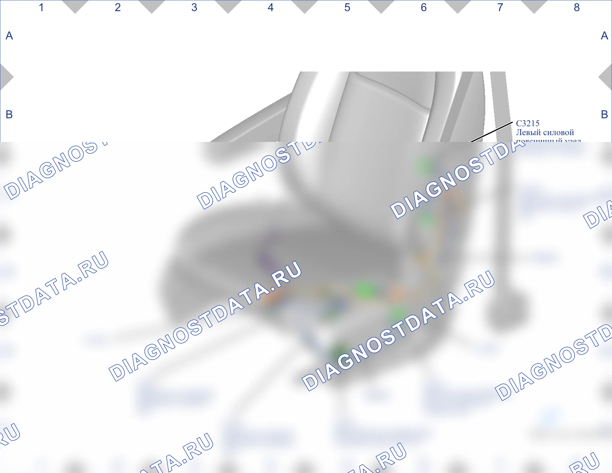 Расположение разъёмов — Карта разъёмов 43 — Карта разъёмов 43. Ford Transit VIII (2013-2024)