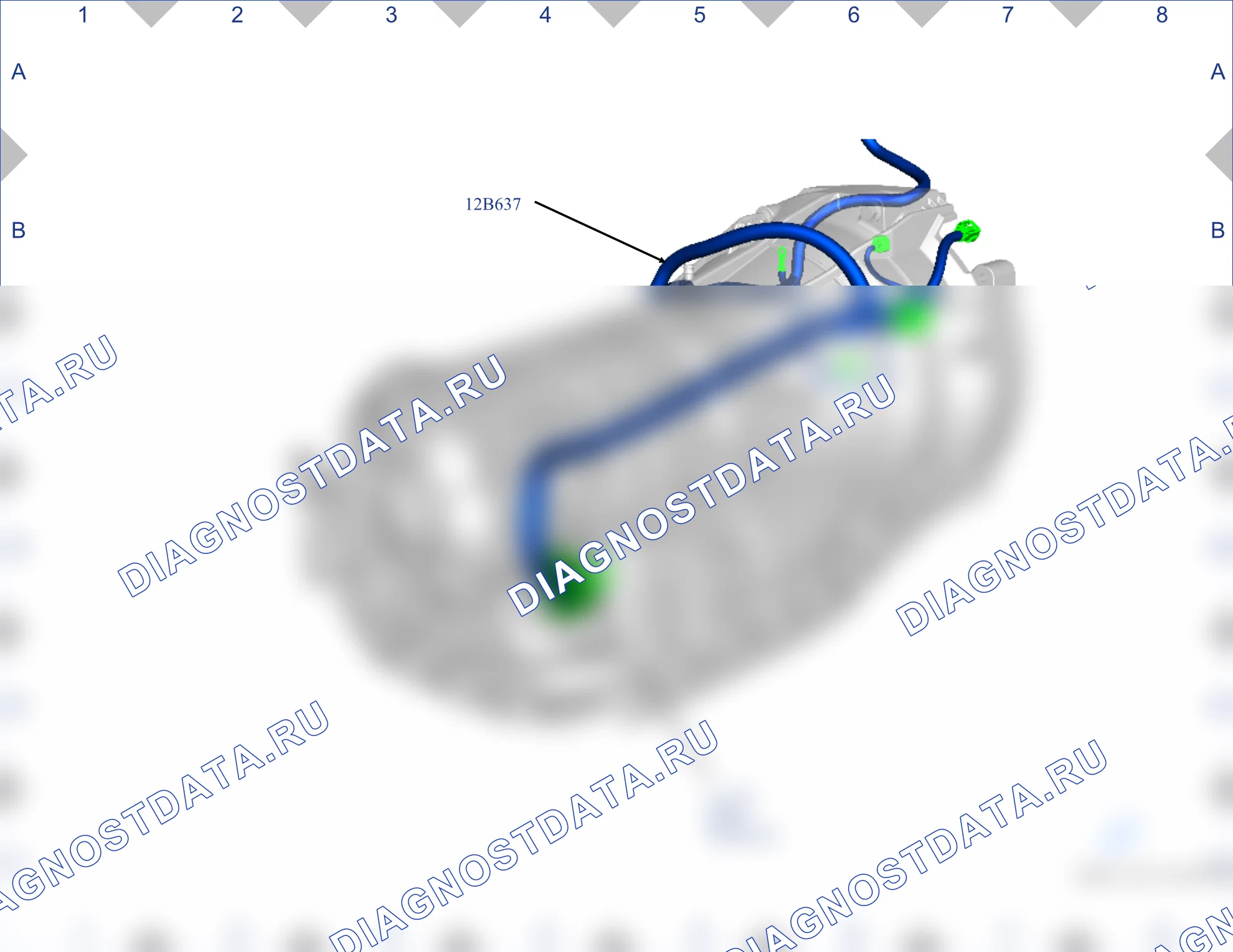 Расположение разъёмов — Карта разъёмов 14 — Карта разъёмов 14. Ford Transit VIII (2013-2024)