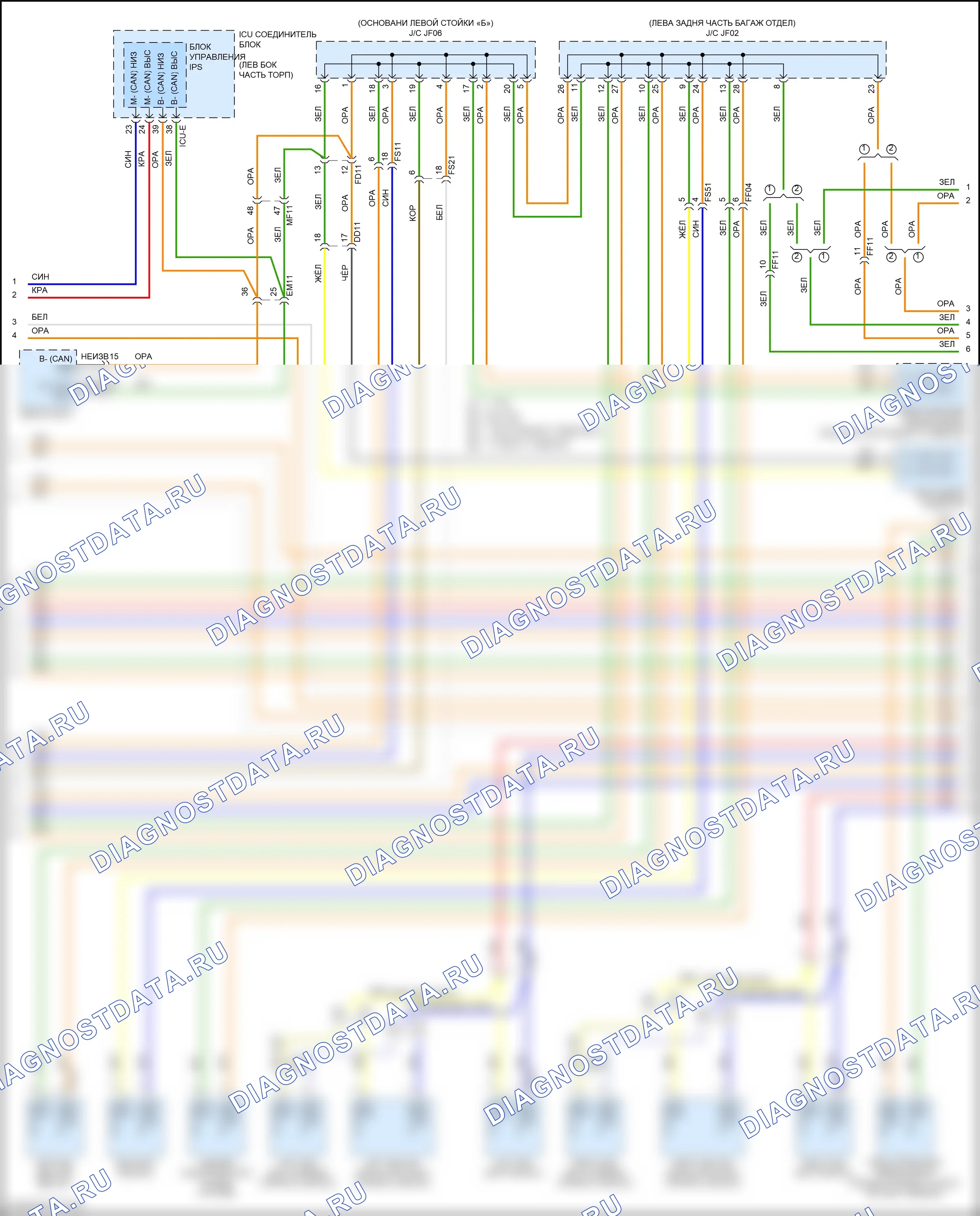 Can шина — Can шина электросхема — Can шина электросхема (5 из 9). Genesis GV80 I (2020-2023)