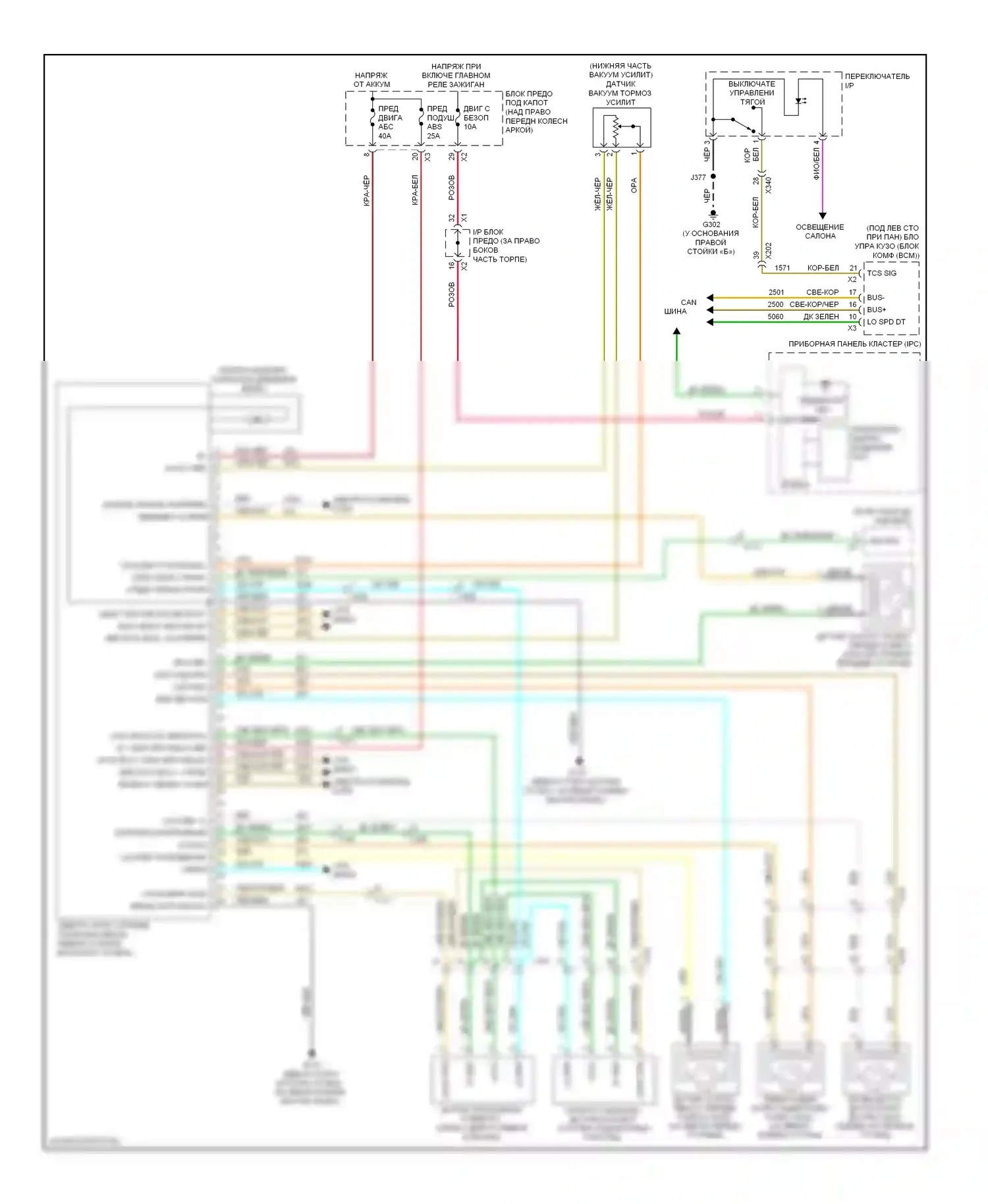 Антиблокировочная система abs — Антиблокировочная система abs электросхема — Антиблокировочная система abs электросхема. GMC Acadia I (2006-2013)