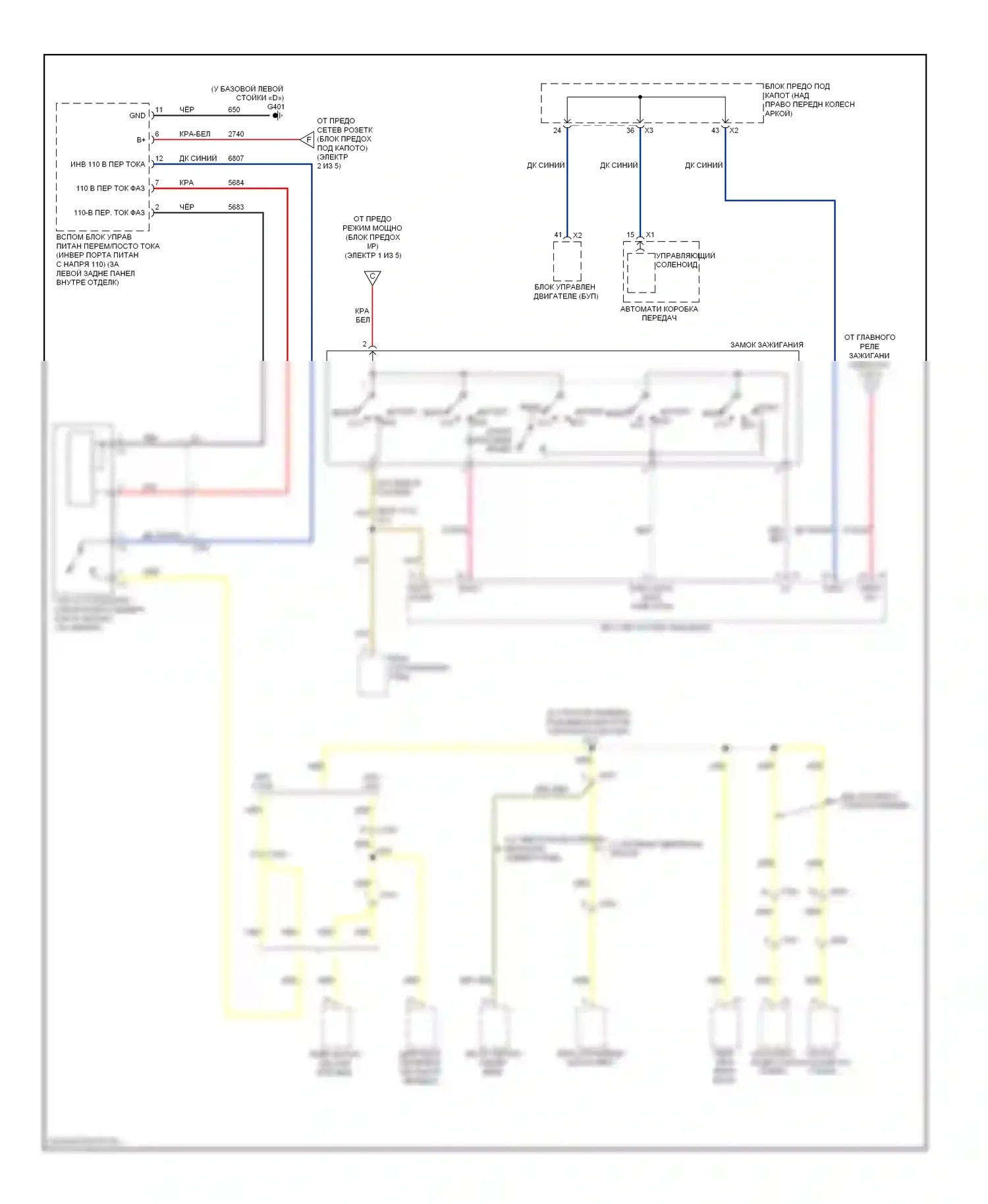 Блок предохранителей и реле — Электросхема блока предохранителей реле — Электросхема блока предохранителей реле (5 из 5). GMC Acadia I (2006-2013)
