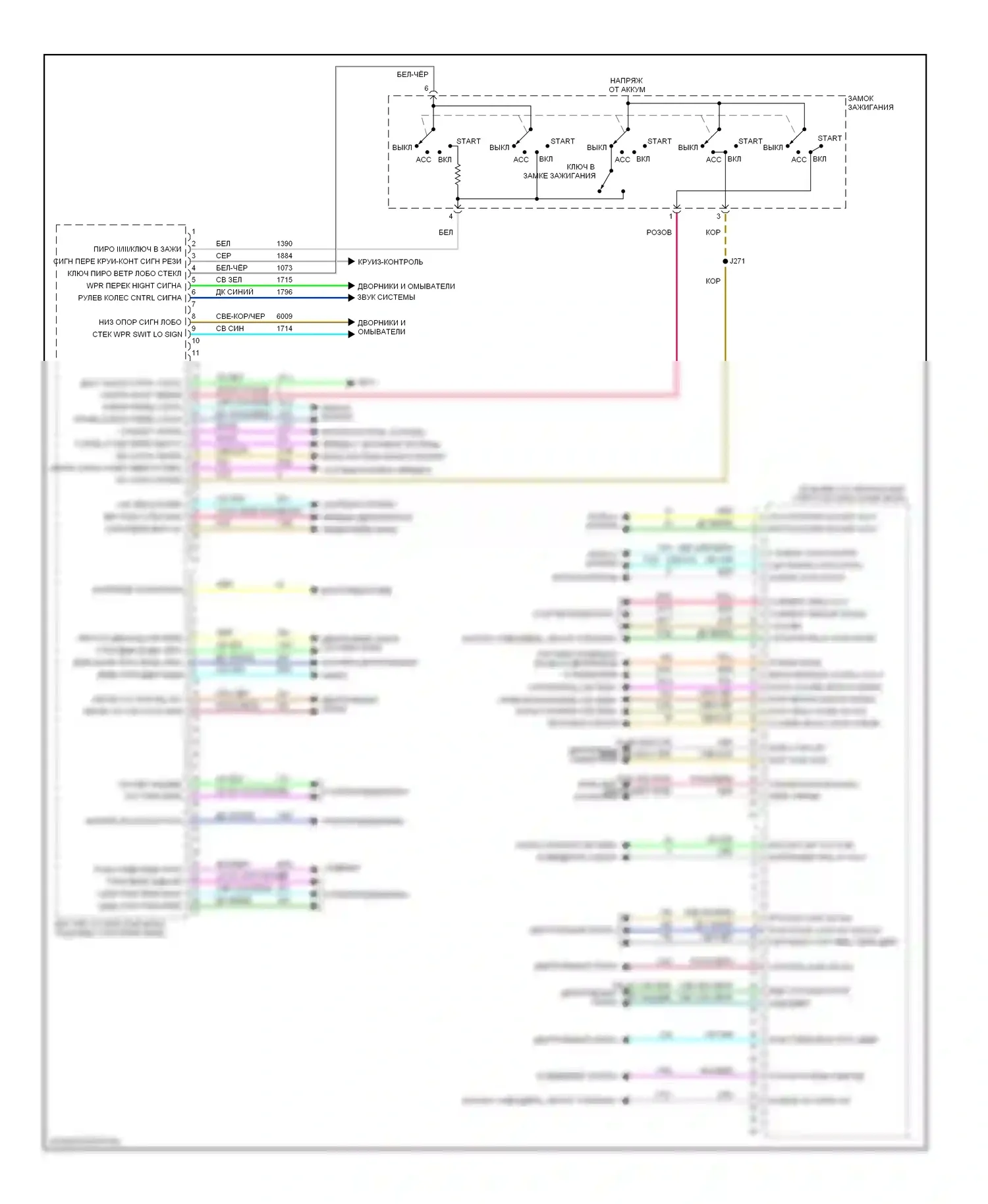 Блоки управления кузовом — Электросхема блоков управления кузовом — Электросхема блоков управления кузовом (1 из 2). GMC Acadia I (2006-2013)