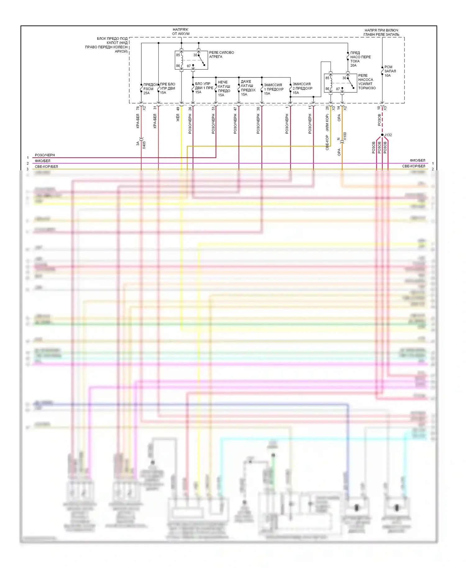 Двигатель — Электросхема двигателя 3.6l vin d — Электросхема двигателя 3.6l vin d (4 из 6). GMC Acadia I (2006-2013)