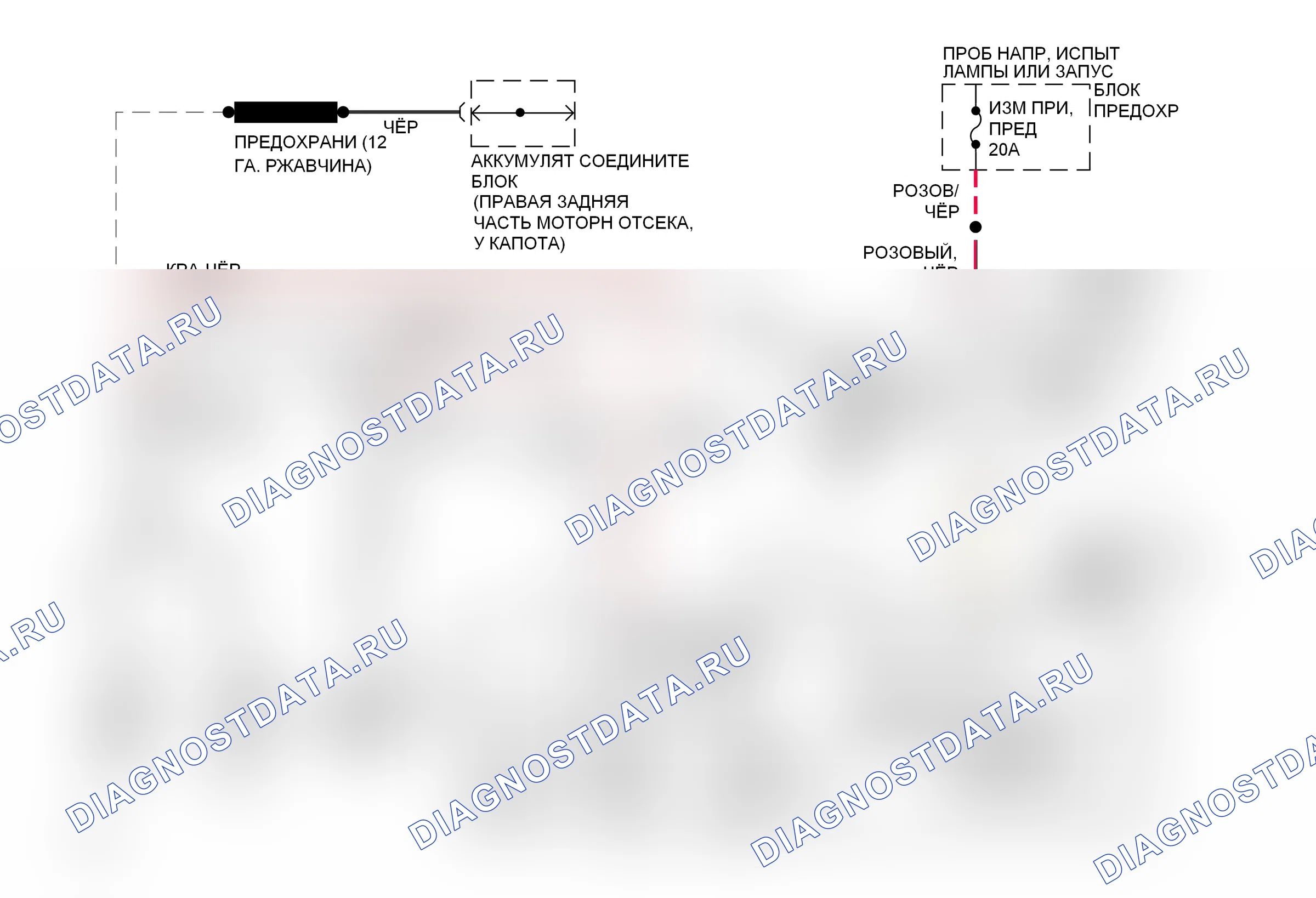 Стартер/генератор 6,5л — 6,5л (VIN P), электросхема генератора — 6,5л (VIN P), электросхема генератора. GMC C3500 HD  (1991-2000)