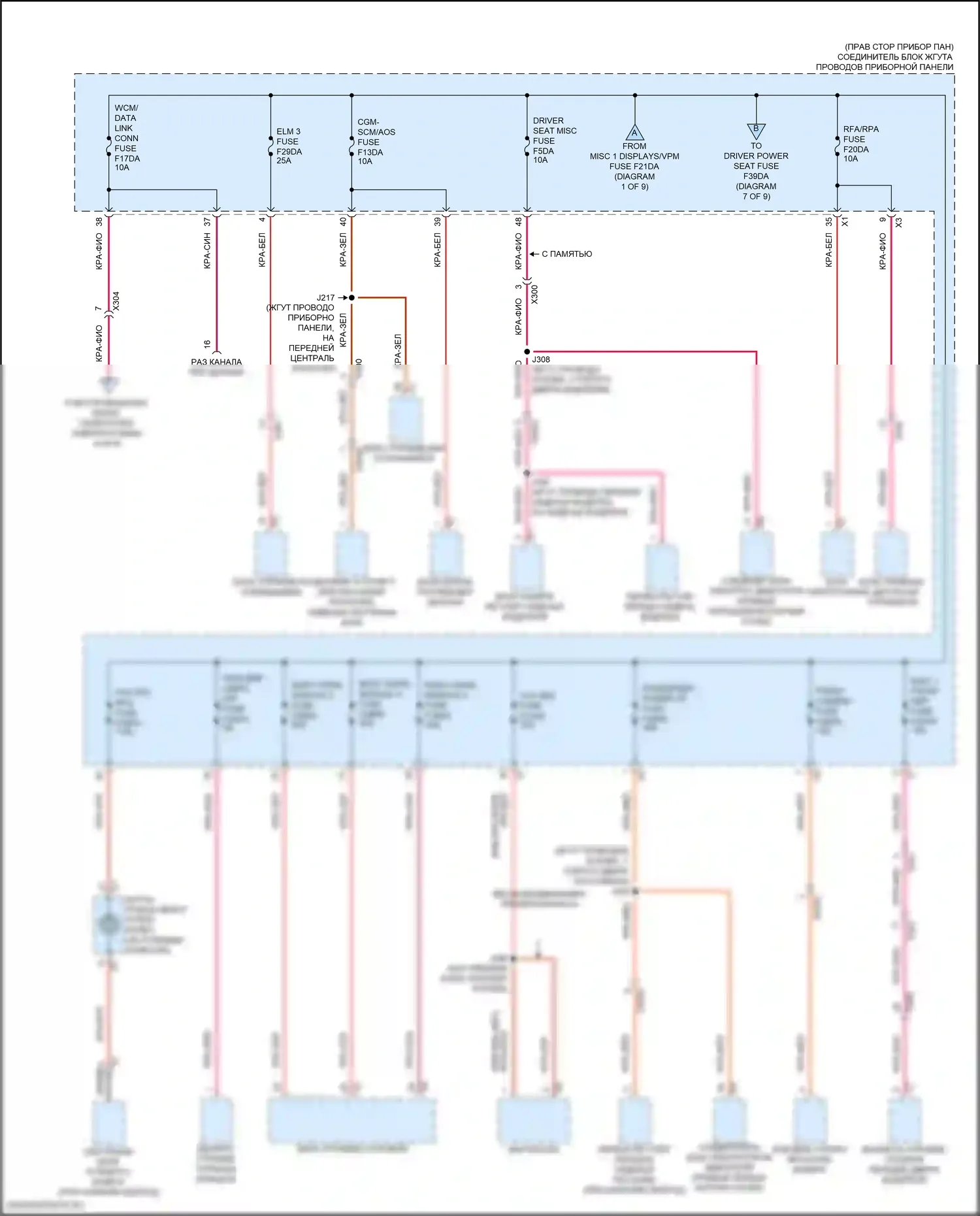 Блок предохранителей и реле — Электросхема блока предохранителей реле — Электросхема блока предохранителей реле (6 из 9). GMC Canyon III (2022-2024)
