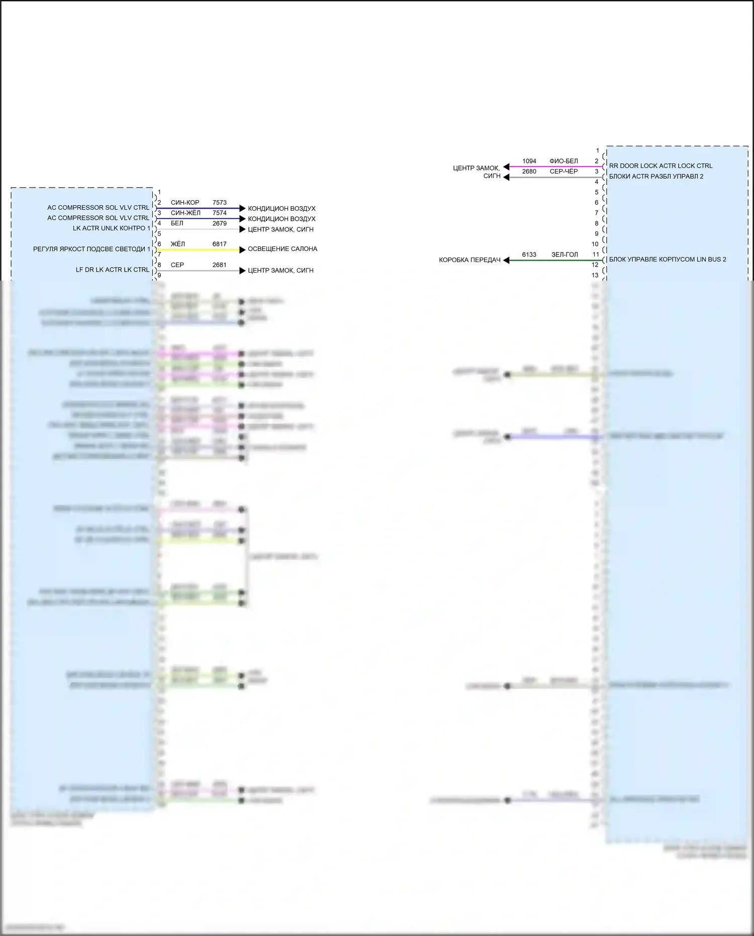 Блоки управления кузовом — Электросхема блоков управления кузовом — Электросхема блоков управления кузовом (2 из 2). GMC Canyon III (2022-2024)