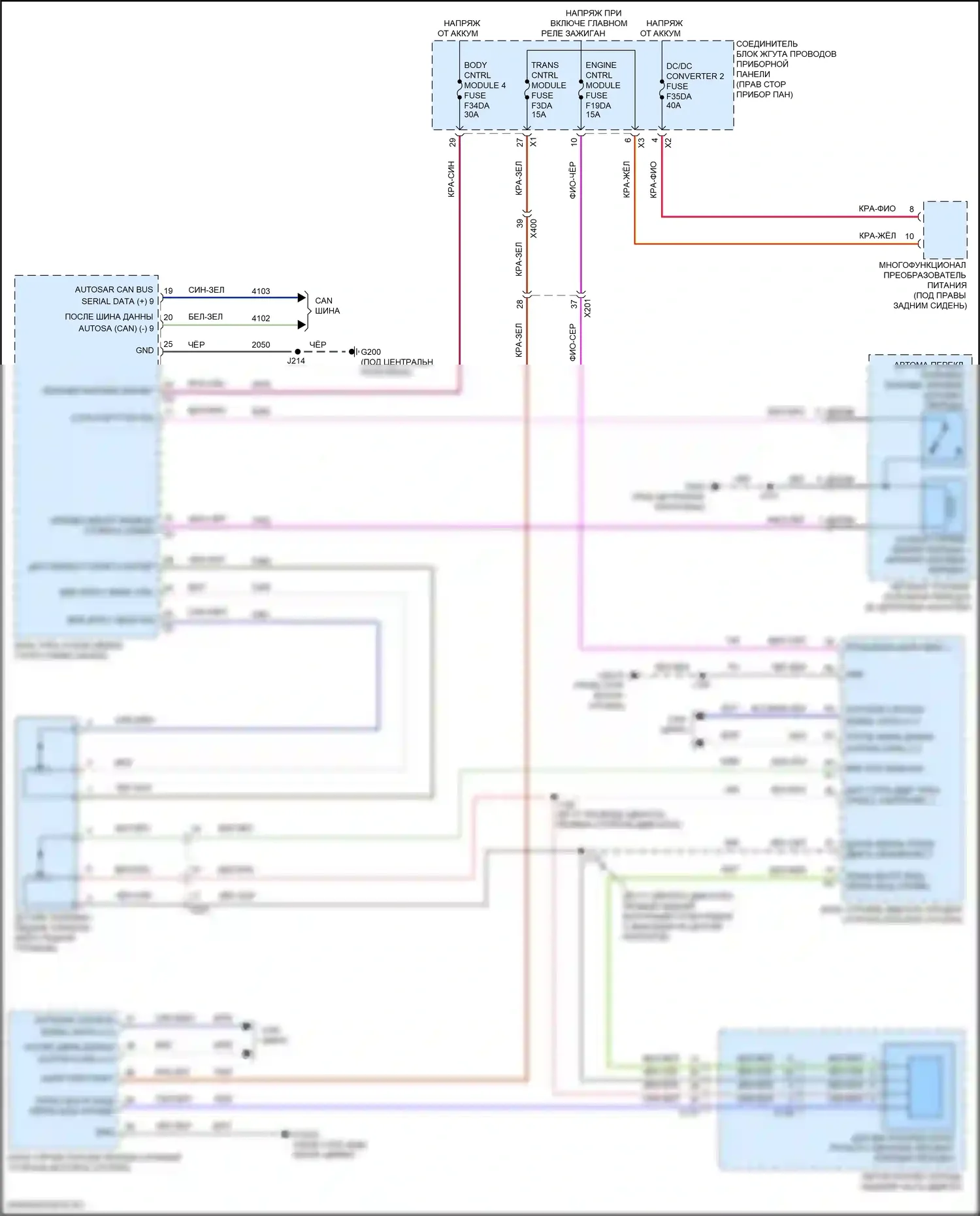 Блокировка селектора — Электросхема блокировки селектора — Электросхема блокировки селектора. GMC Canyon III (2022-2024)