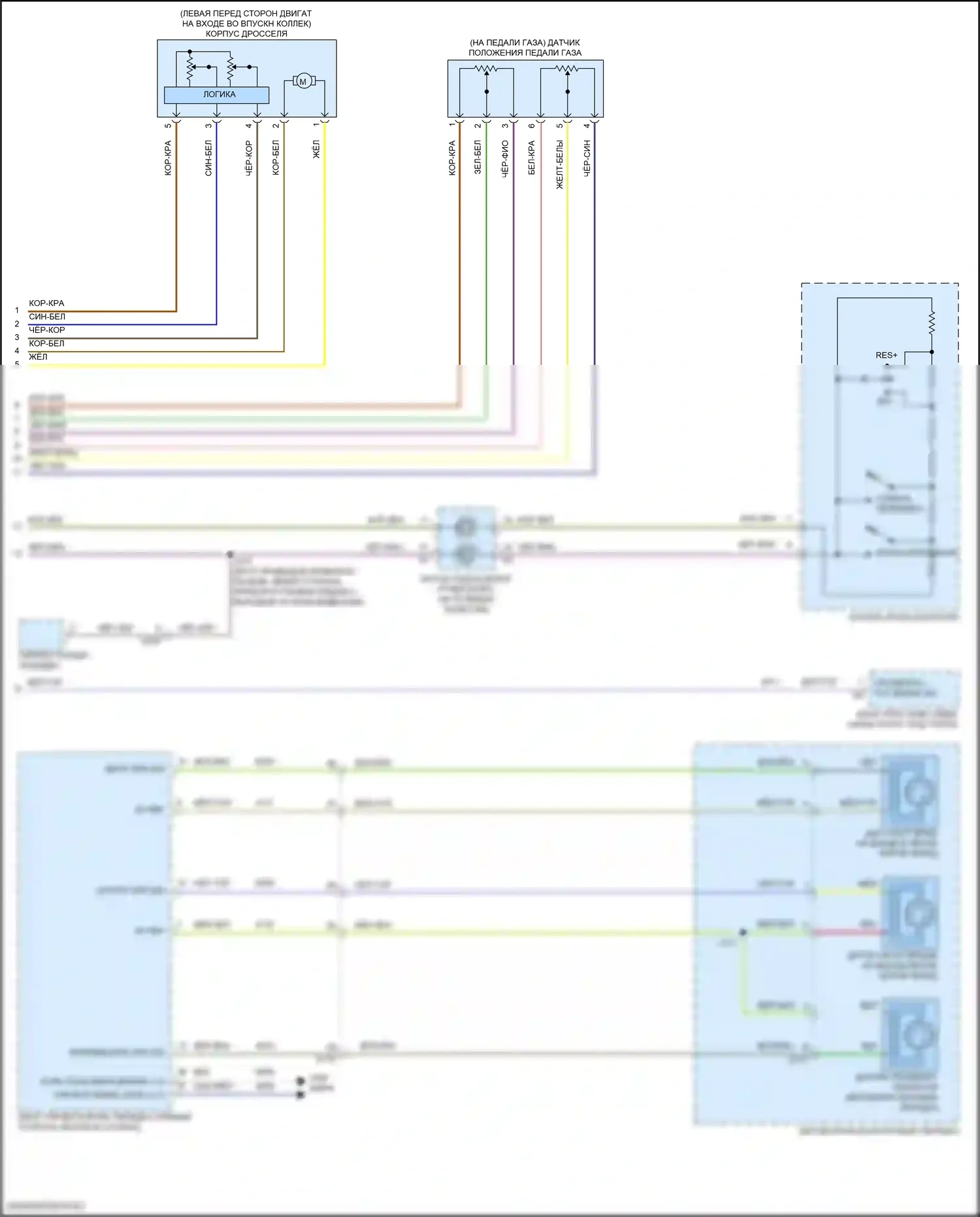 Круиз-контроль — Электросхема круиз-контроля — Электросхема круиз-контроля (2 из 2). GMC Canyon III (2022-2024)