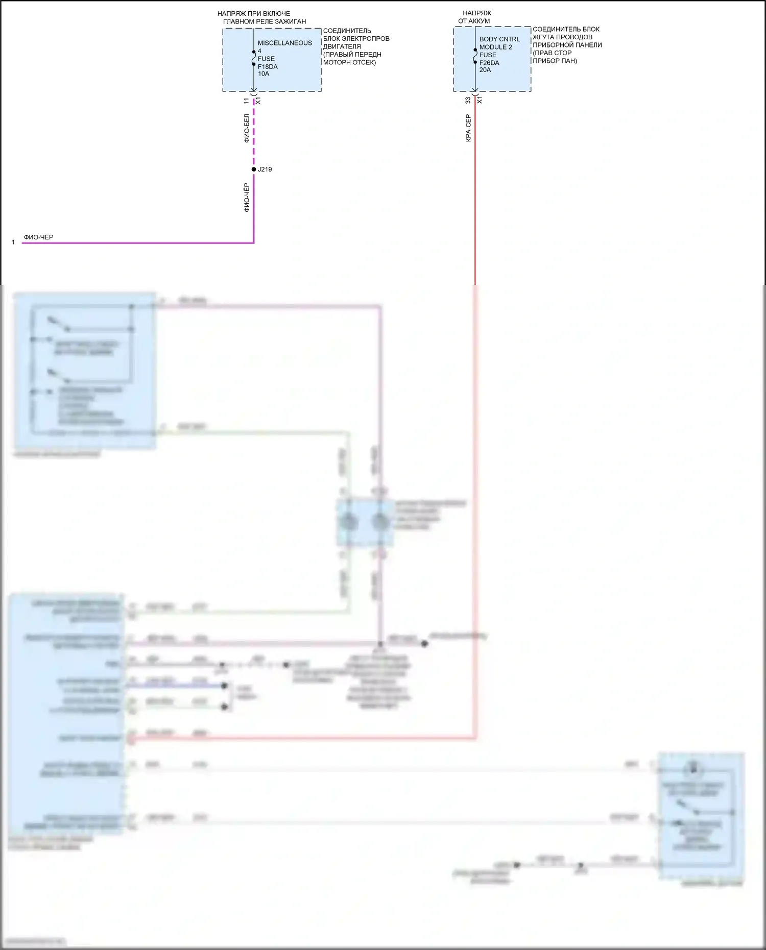 Системы помощи водителю — Электросхема сигнализации о выходе из полосы движения — Электросхема сигнализации о выходе из полосы движения (2 из 2). GMC Canyon III (2022-2024)
