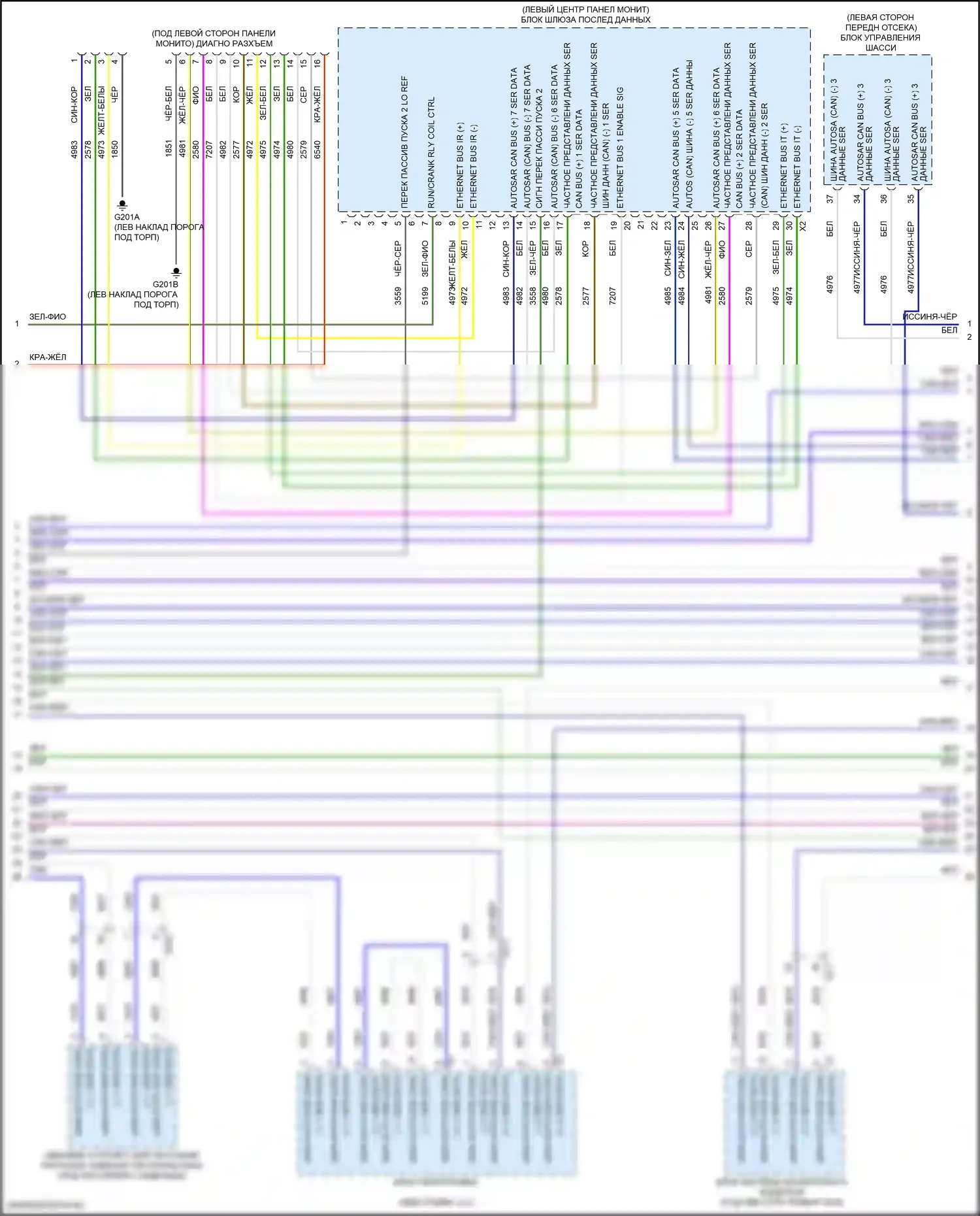 Can шина — Can шина электросхема — Can шина электросхема (2 из 11). GMC Hummer EV I (2021-2024)