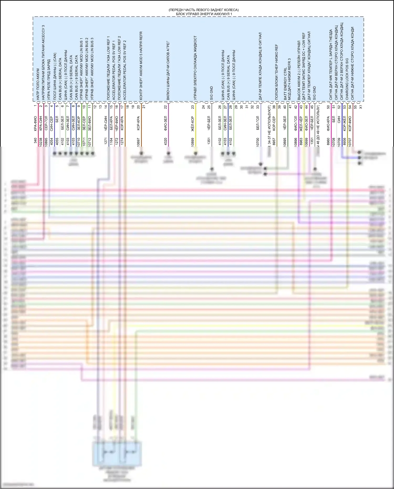Двигатель — Электросхема электрическая двигателя — Электросхема электрическая двигателя (6 из 11). GMC Hummer EV I (2021-2024)