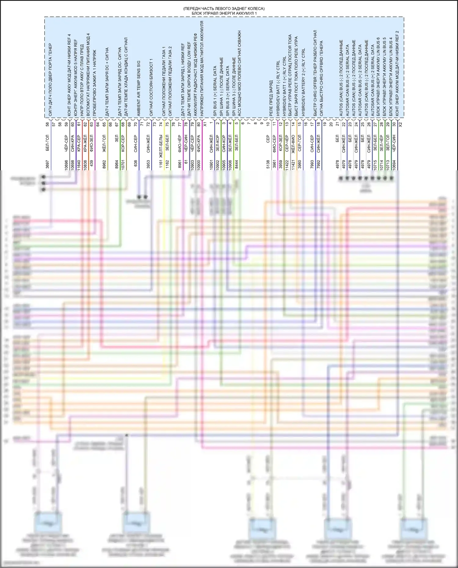Двигатель — Электросхема электрическая двигателя — Электросхема электрическая двигателя (7 из 11). GMC Hummer EV I (2021-2024)