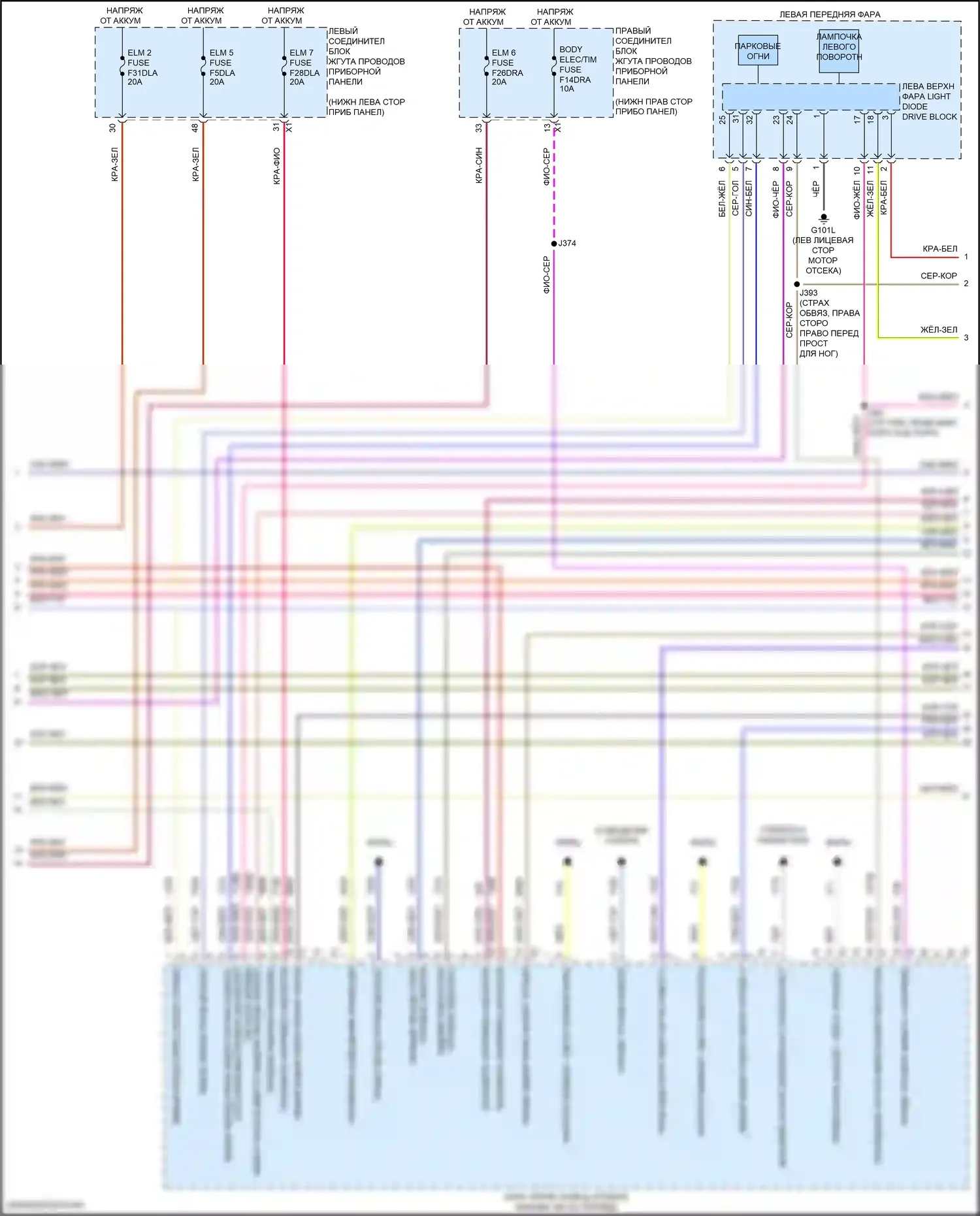 Фары и фонари — Электросхема фар и фонарей — Электросхема фар и фонарей (2 из 5). GMC Hummer EV I (2021-2024)