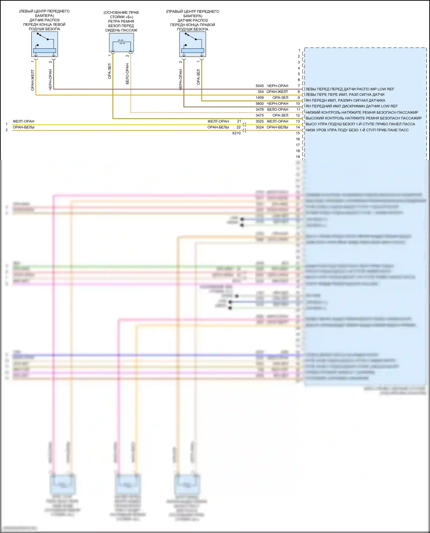 Подушки безопасности — Электросхема подушек безопасности — Электросхема подушек безопасности (4 из 4). GMC Hummer EV I (2021-2024)