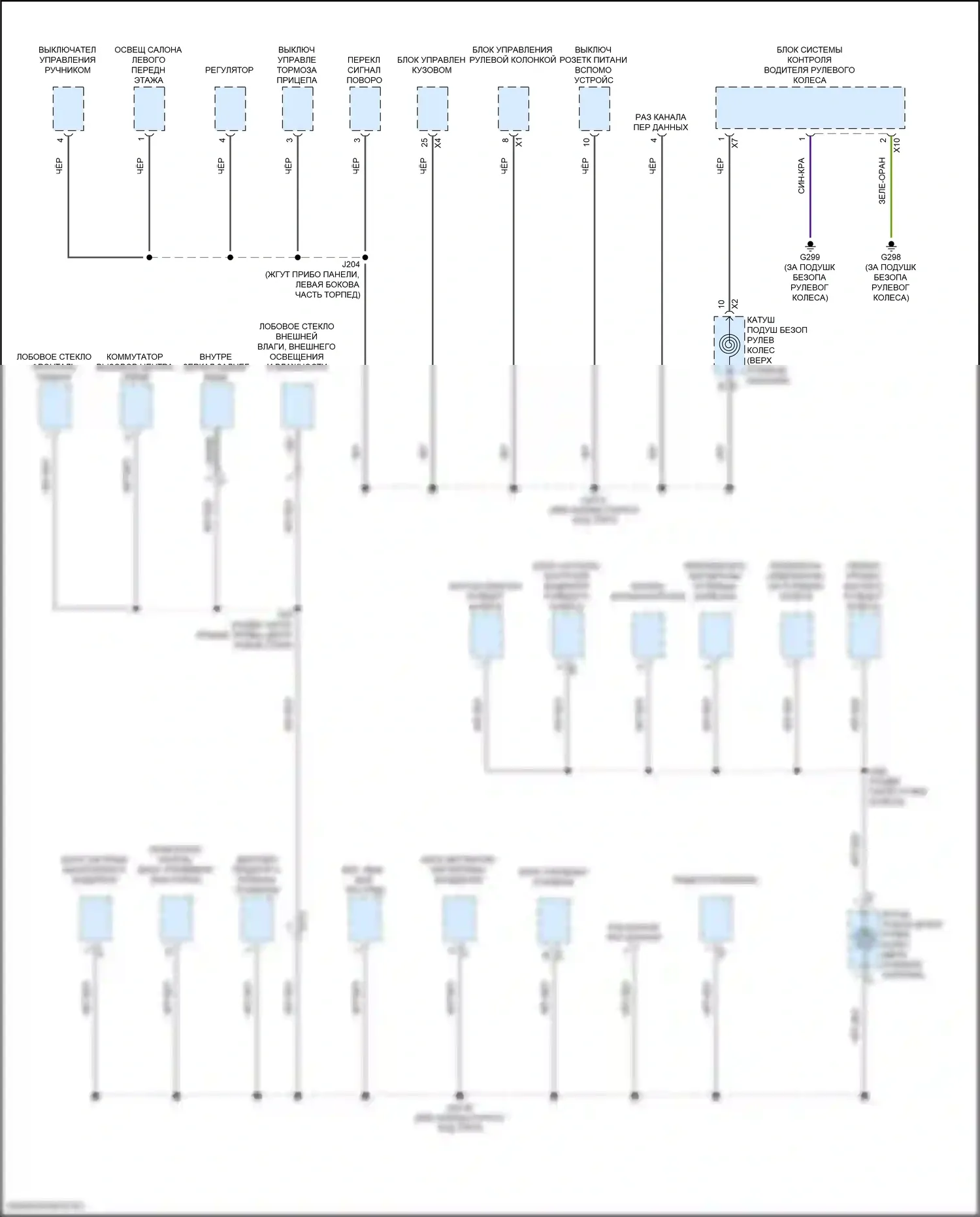 Точки подключения масс — Электросхема разводки массы — Электросхема разводки массы (4 из 8). GMC Hummer EV I (2021-2024)