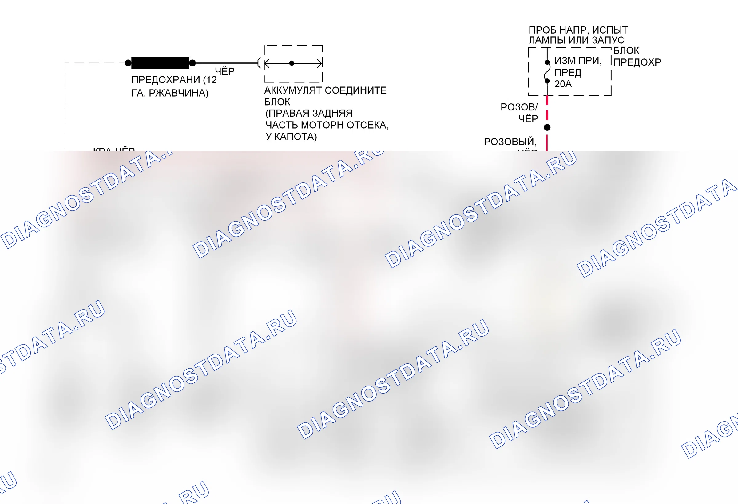 Стартер/генератор 6,5л — 6,5л (VIN P), электросхема генератора — 6,5л (VIN P), электросхема генератора. GMC Pickup C2500  (1985-2000)