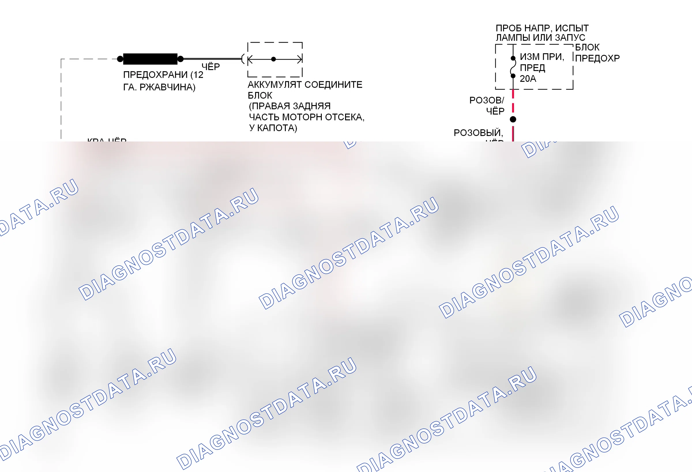 Стартер/генератор 5.7л — 5,7л (VIN K), электросхема генератора — 5,7л (VIN K), электросхема генератора. GMC Pickup K1500  (1985-1999)