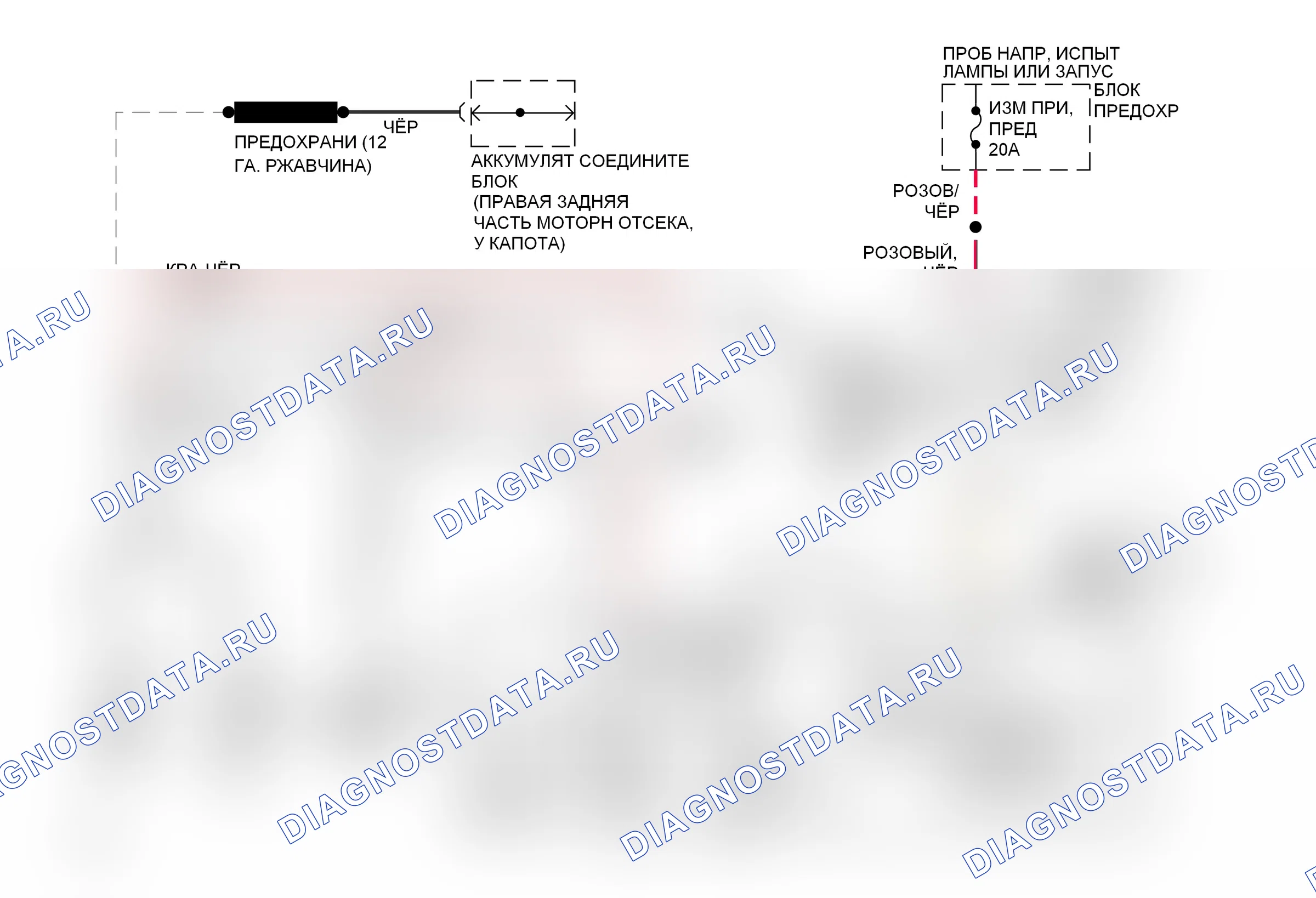 Стартер/генератор 6,5л — 6,5л (VIN F), электросхема генератора — 6,5л (VIN F), электросхема генератора. GMC Pickup K1500  (1985-1999)